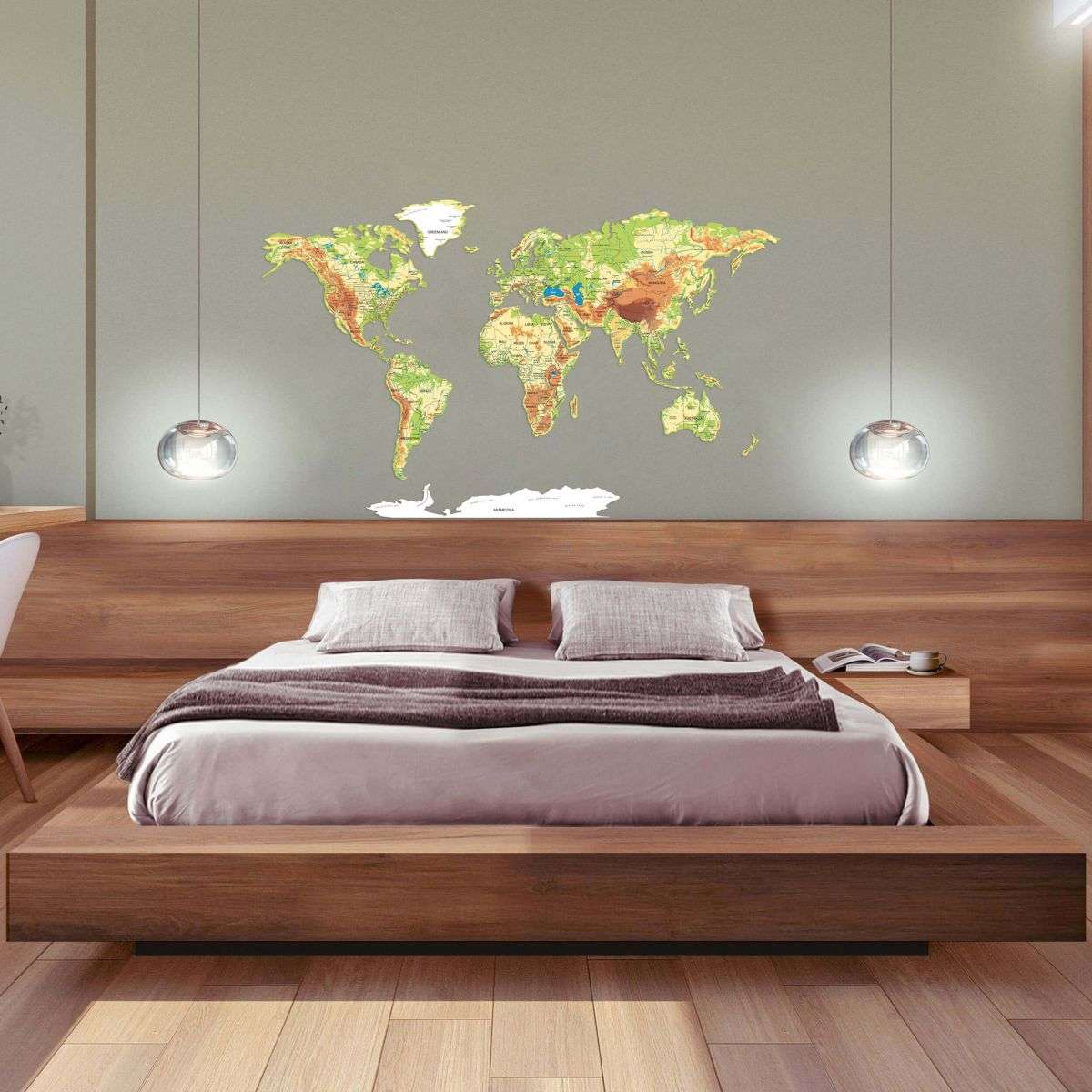 Sticker Map of the World Decal