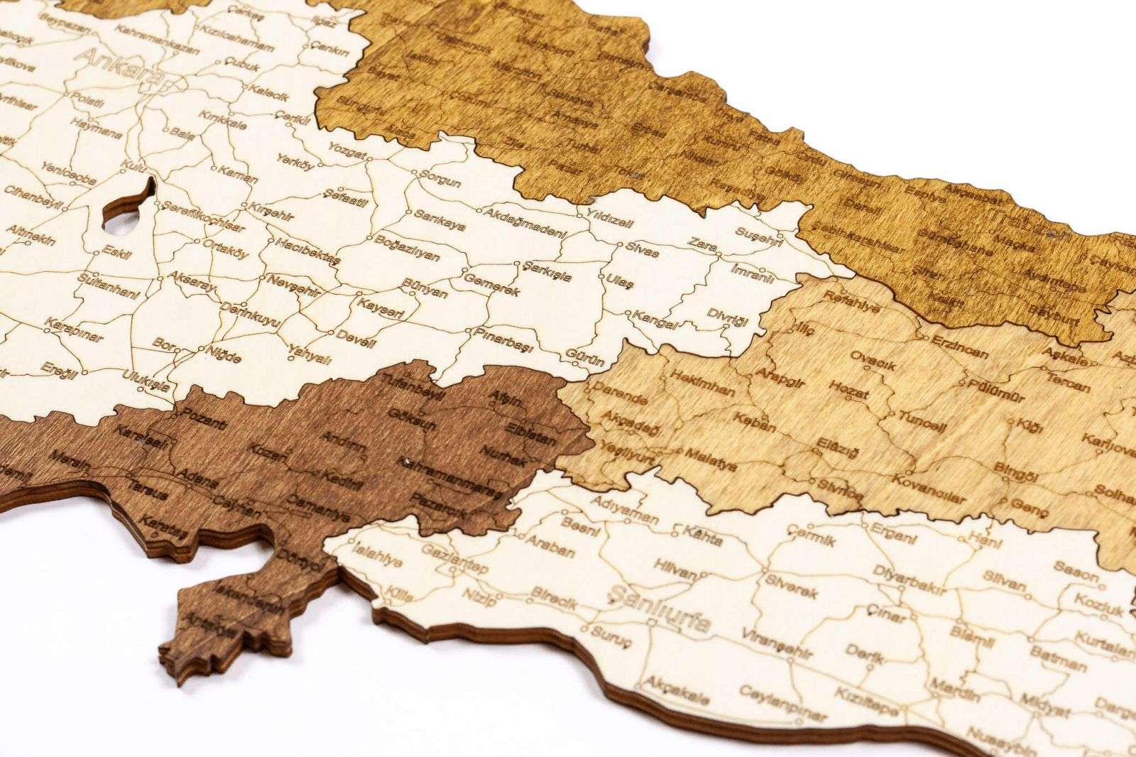Ξύλινος χάρτης Τουρκίας
