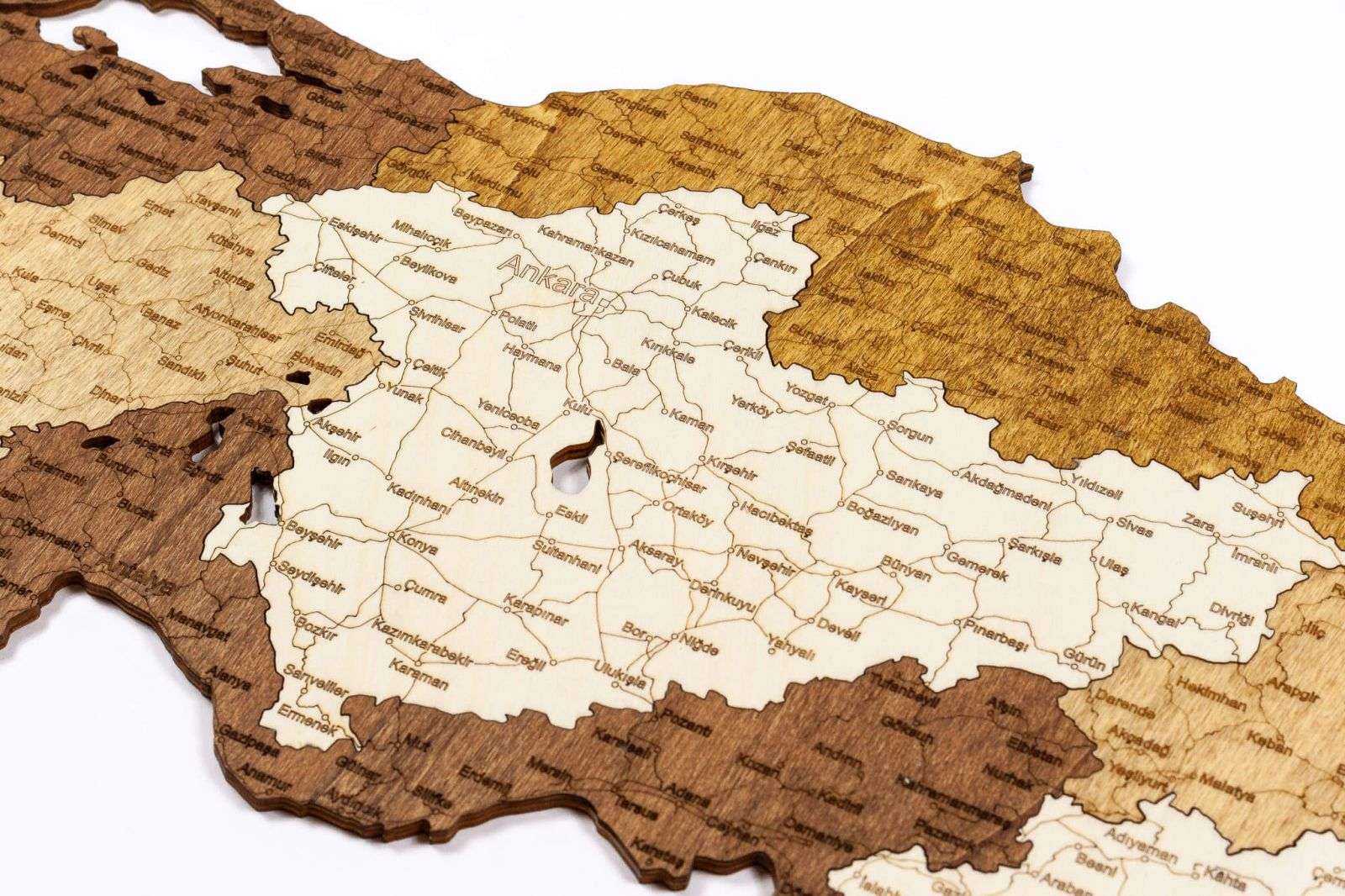 Ξύλινος χάρτης Τουρκίας