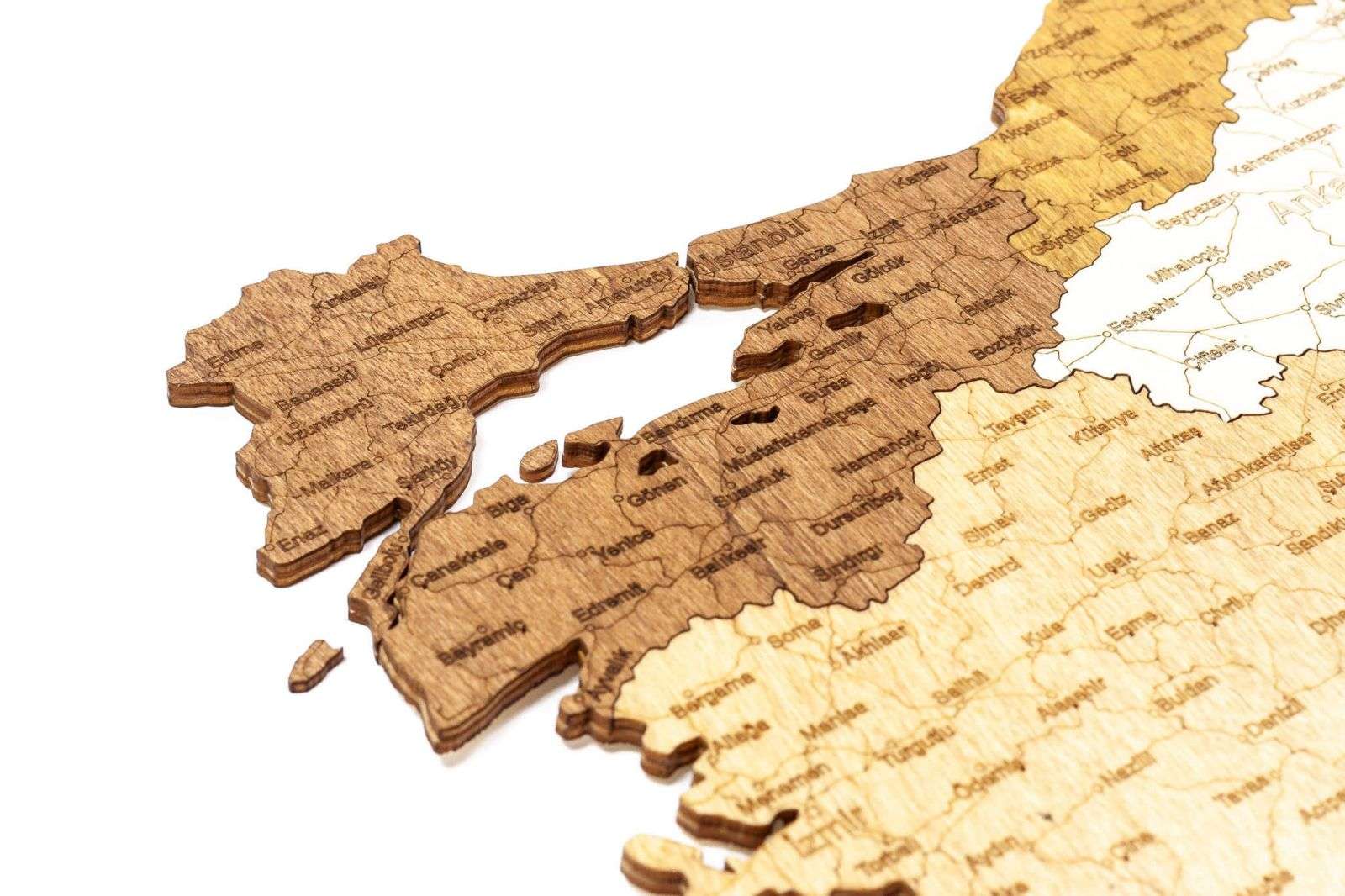 Ξύλινος χάρτης Τουρκίας