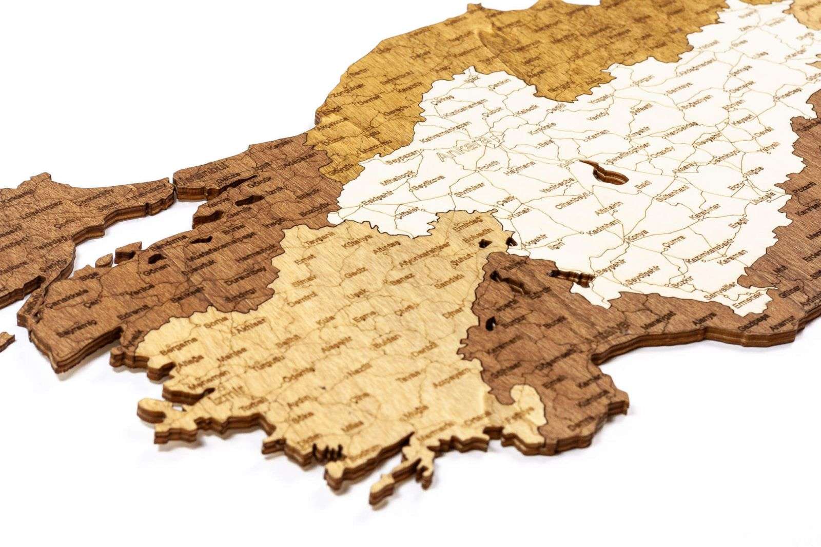 Ξύλινος χάρτης Τουρκίας