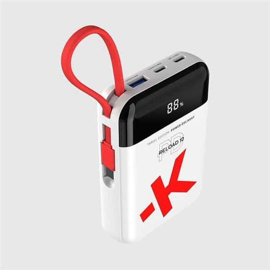 SKROSS Power Bank Reload 10 Travel, 20W PD, 10,000mAh, USB A+C