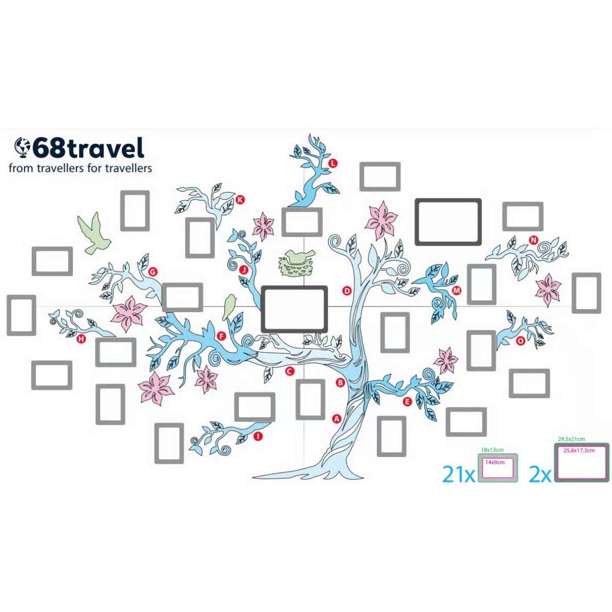 Wooden Family Tree Replacement Parts