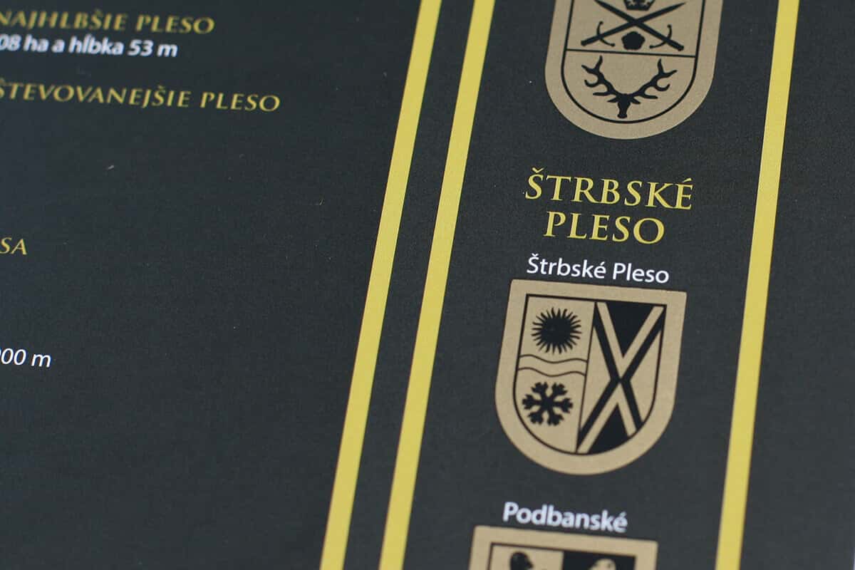 Scratch map of the Western, Belianske and High Tatras