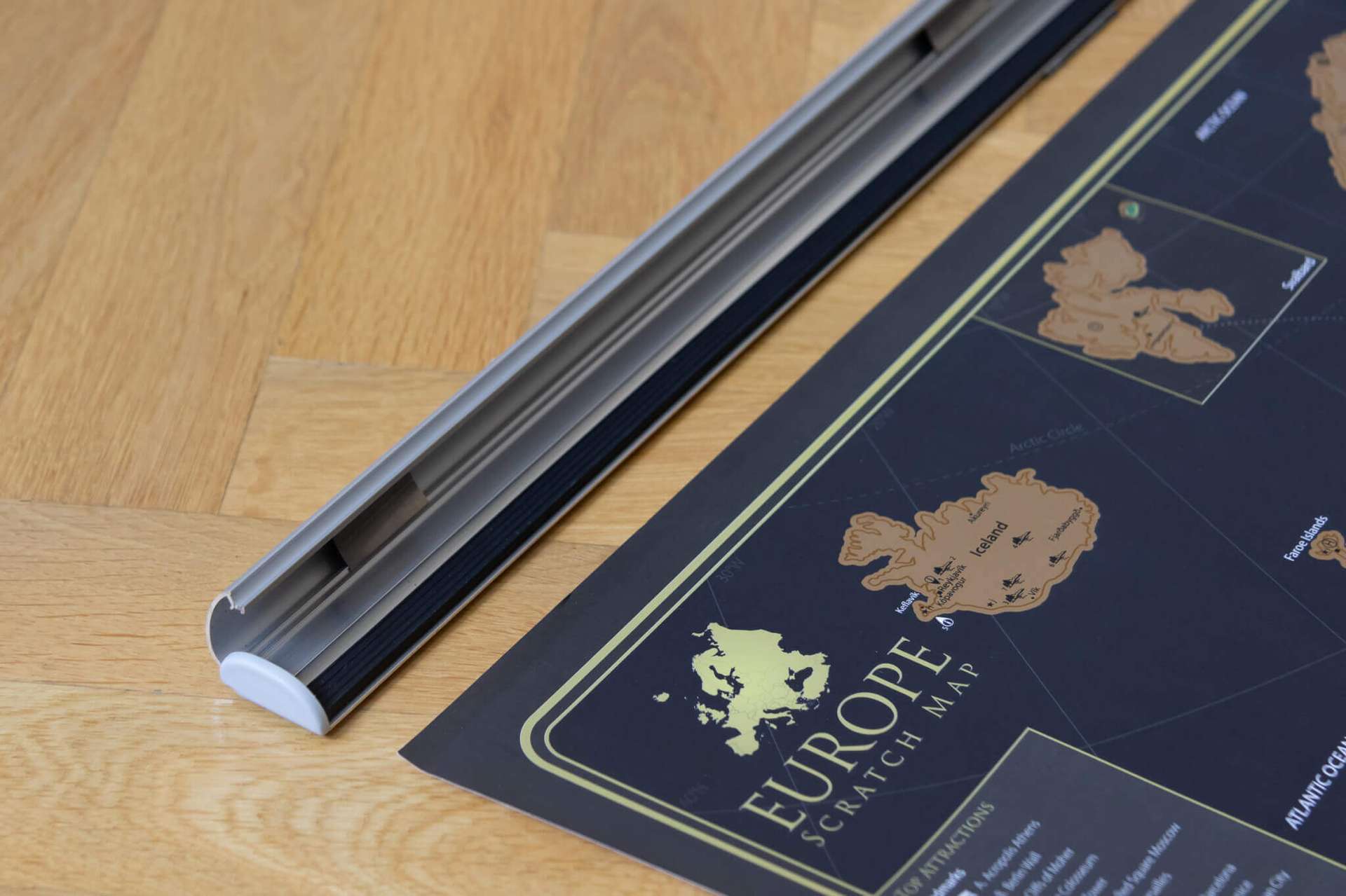 Aluminium Snap-on Map Bars