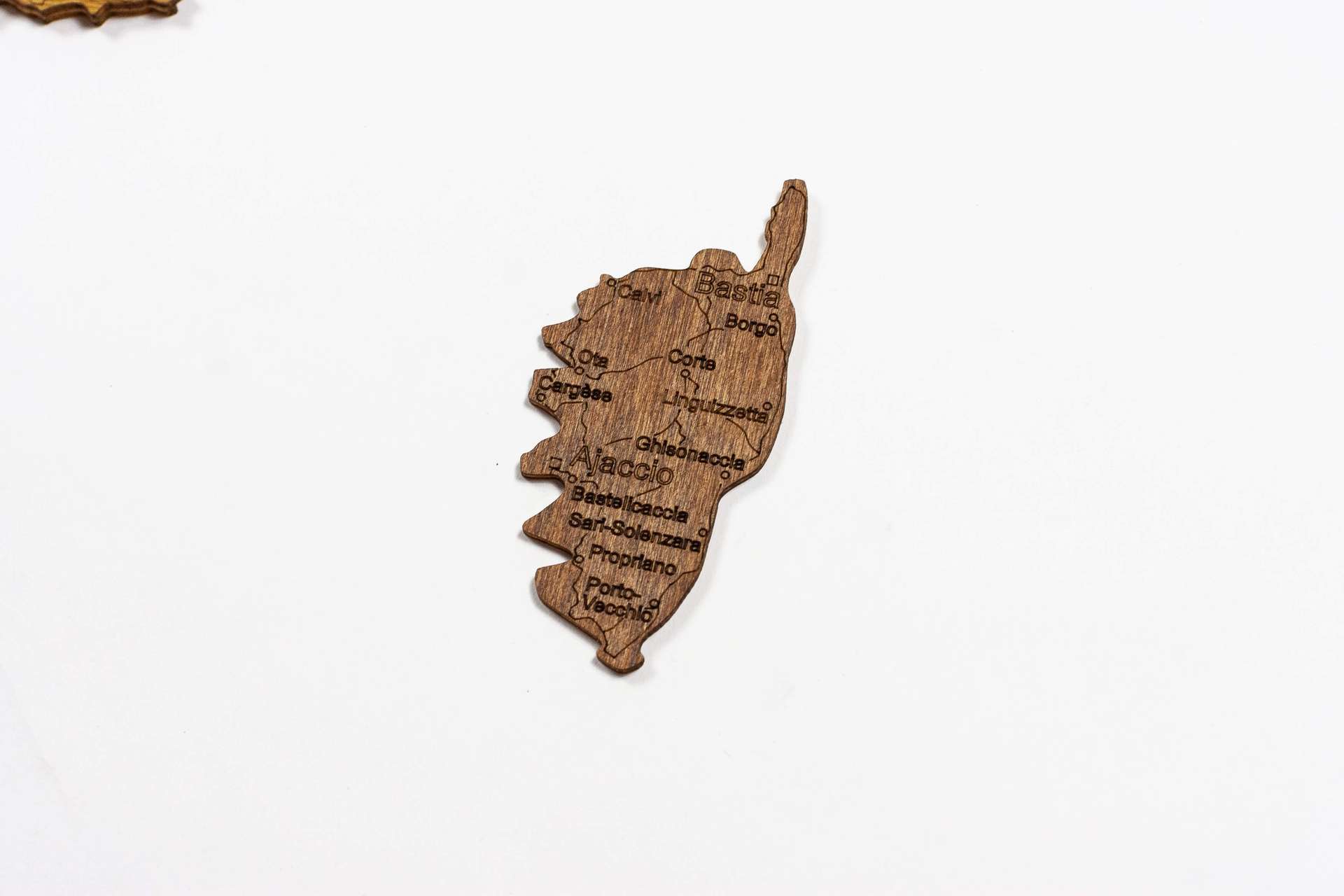 Wooden Map of France