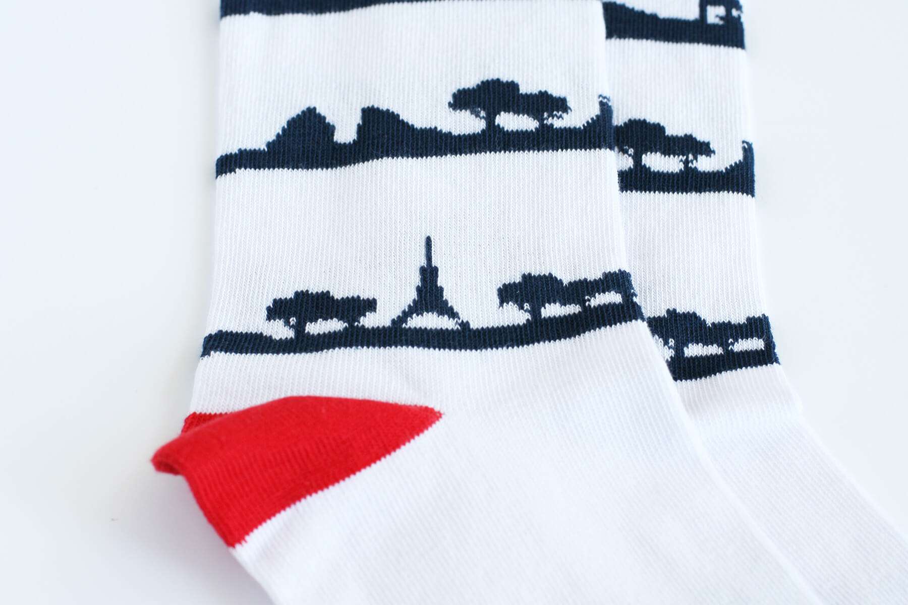 Unisex Socks for Travellers - World Flags or Cityscape Motifs