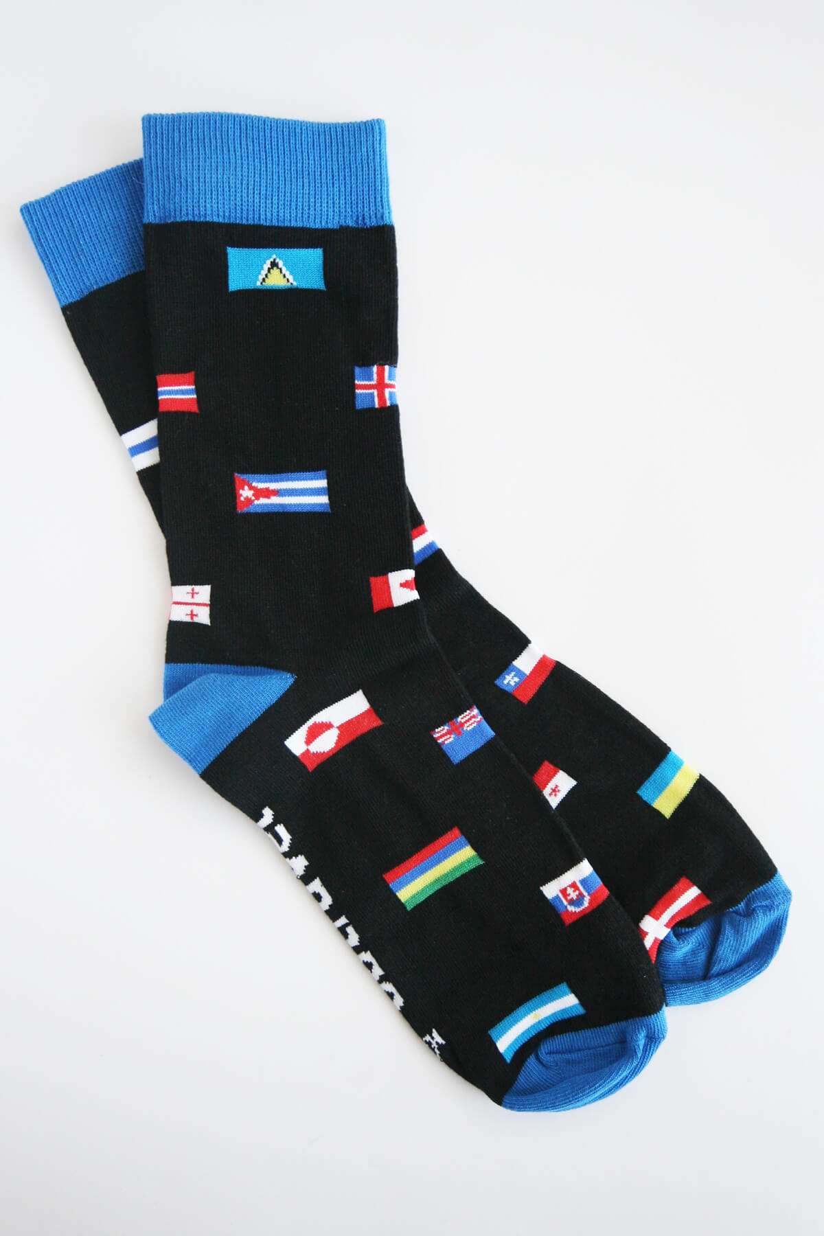 Unisex Socks for Travellers - World Flags or Cityscape Motifs
