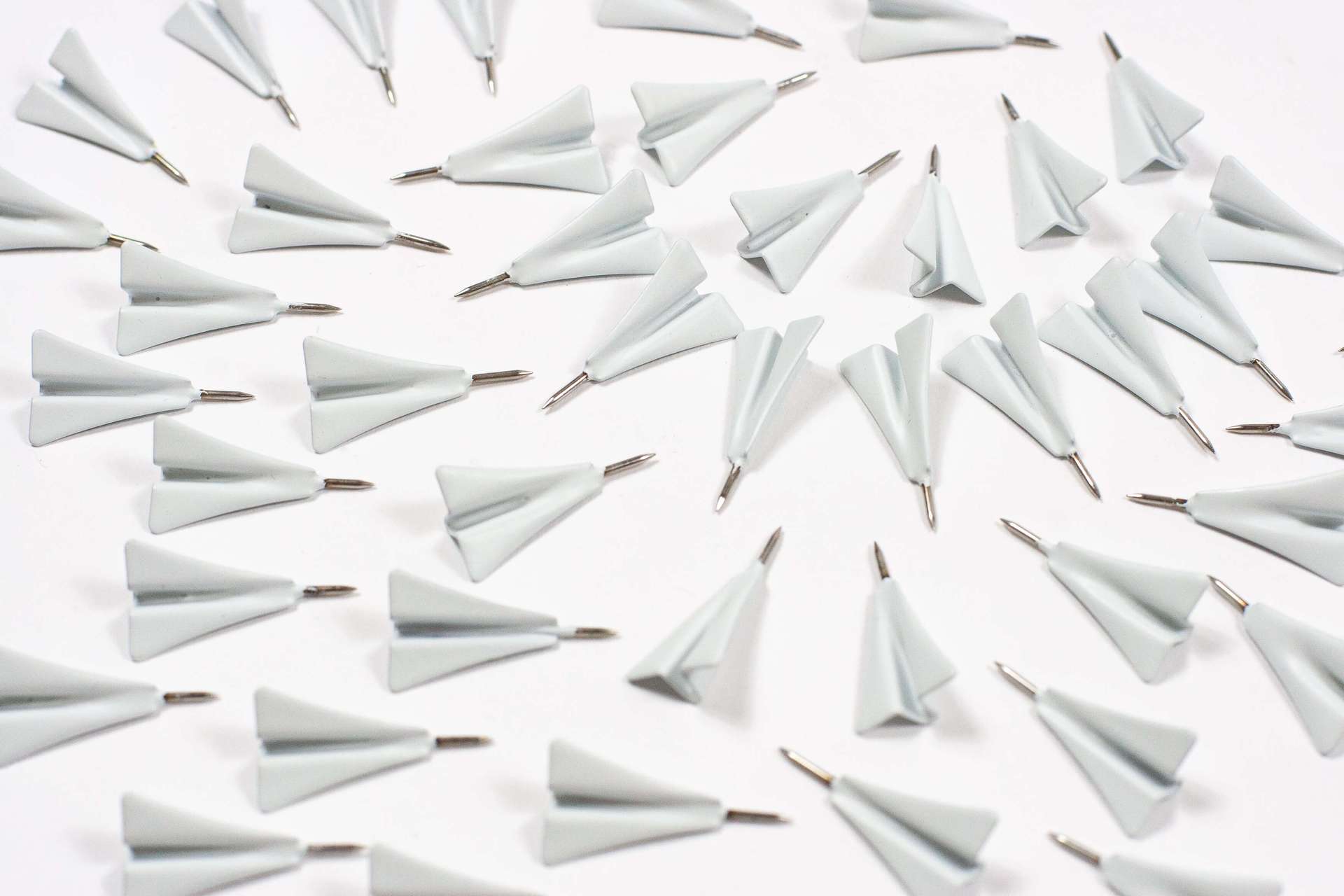 Metal Aeroplanes with Pins