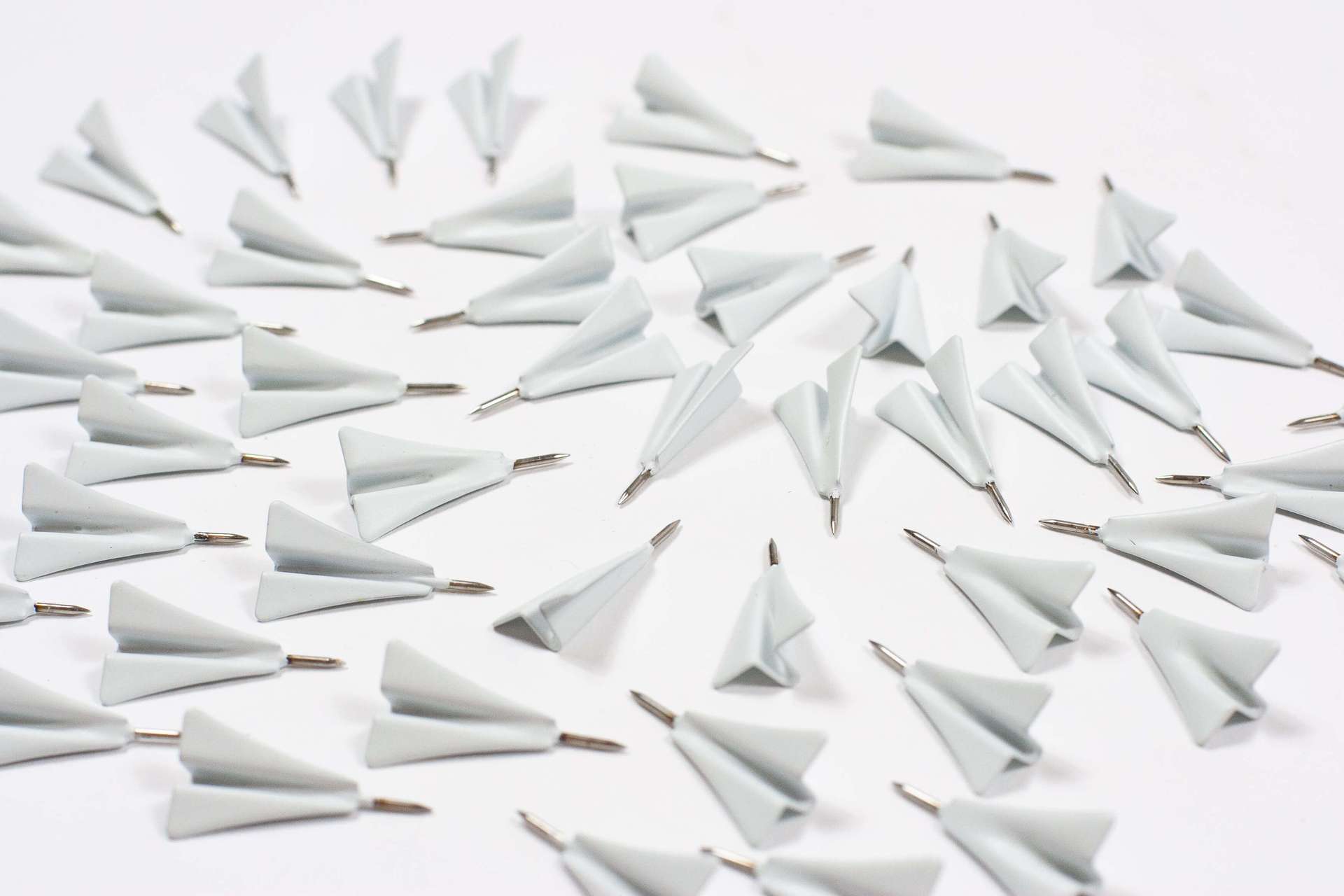 Metal Aeroplanes with Pins