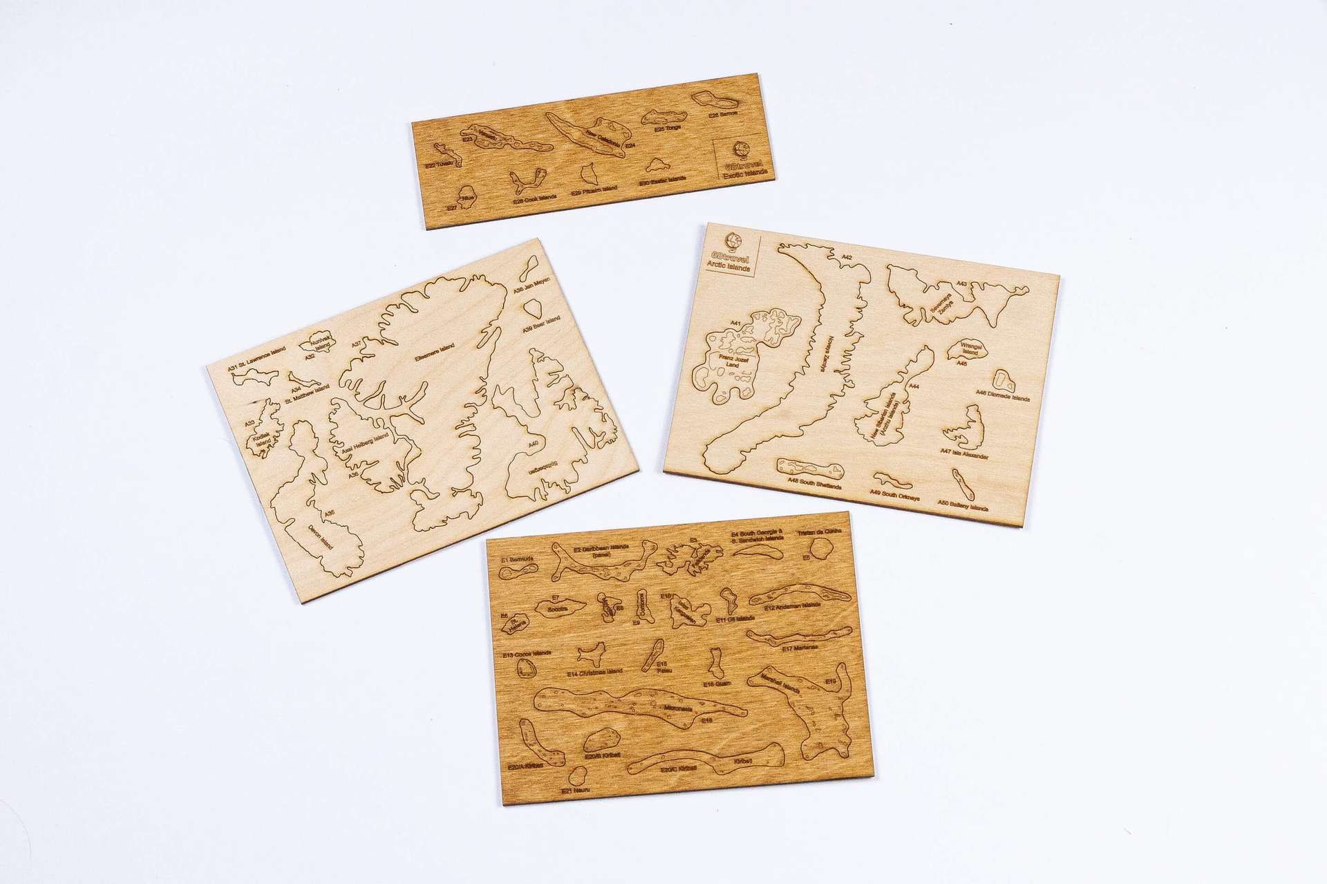 Exotic, Remote and Arctic Wooden Islands