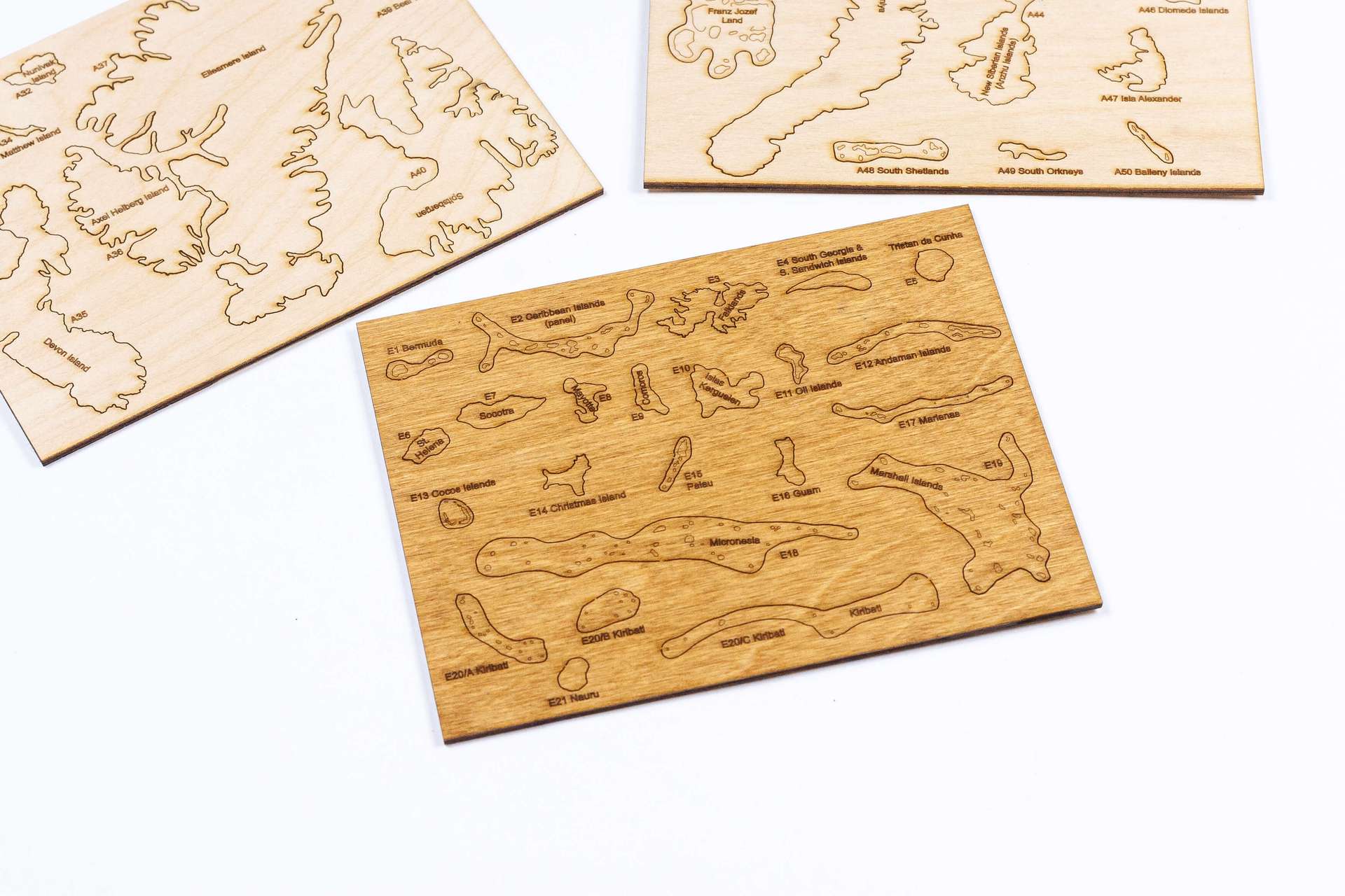 Exotic, Remote and Arctic Wooden Islands