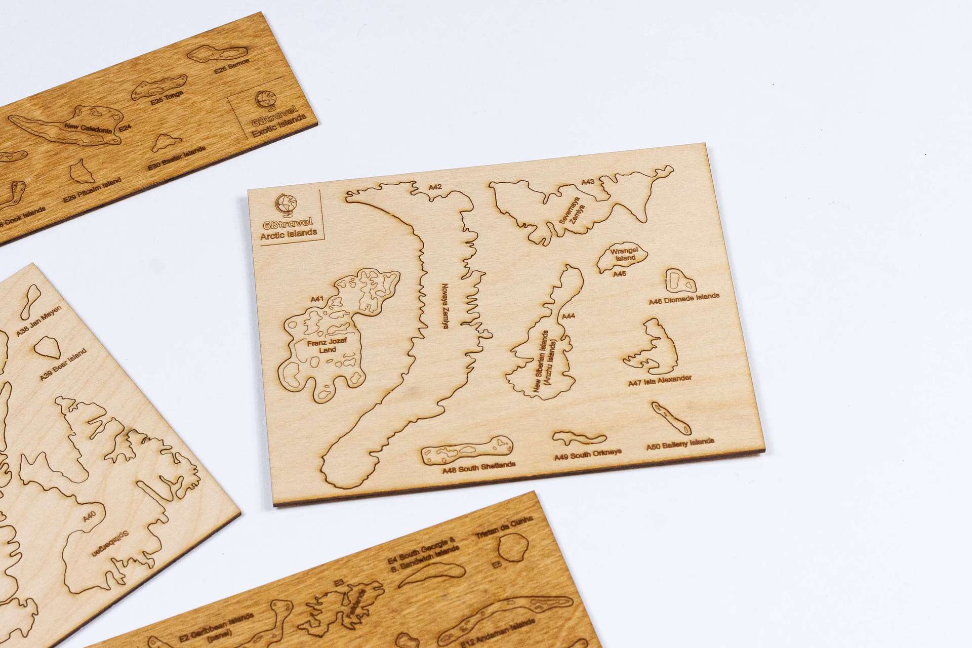 Exotic, Remote and Arctic Wooden Islands