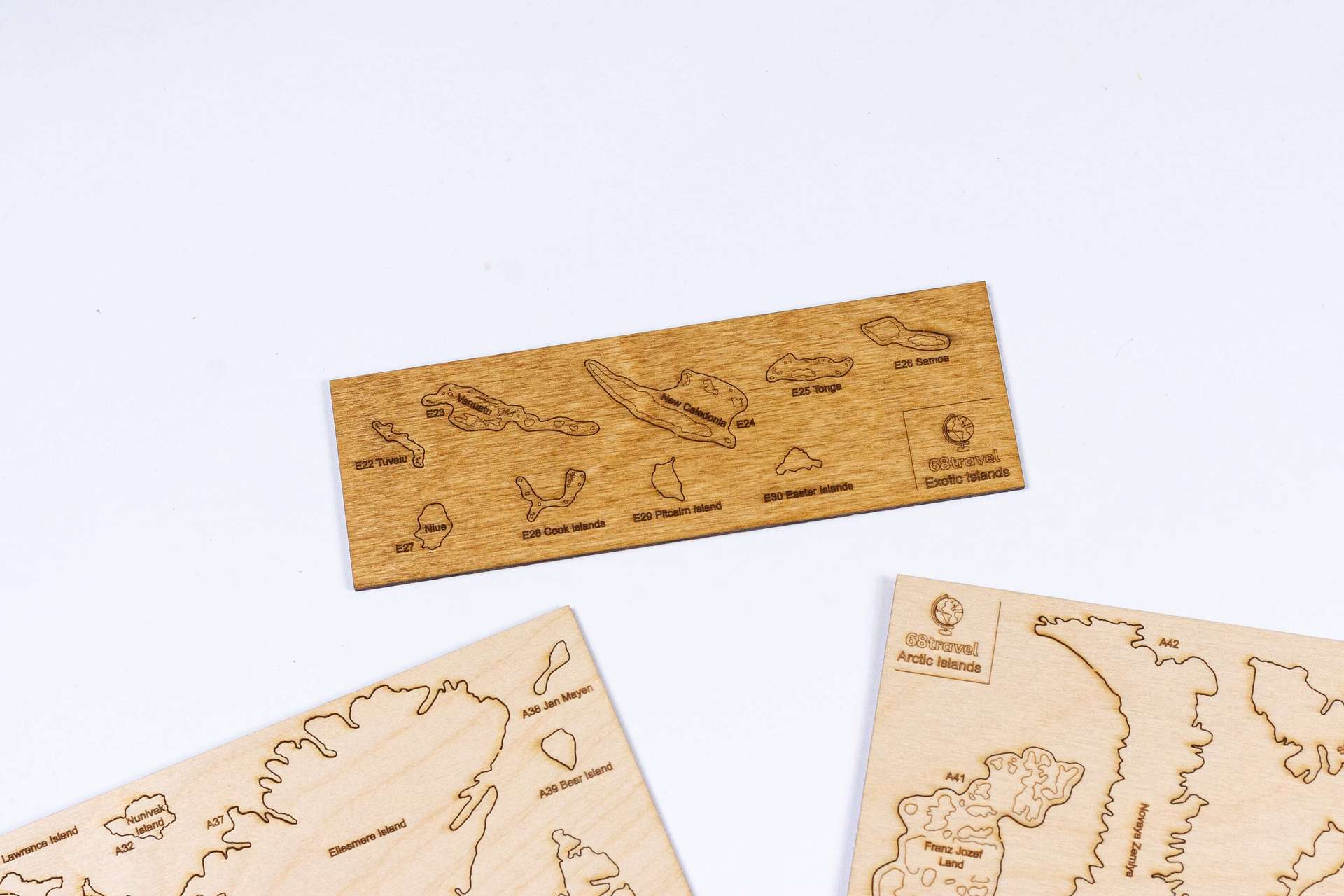 Exotic, Remote and Arctic Wooden Islands