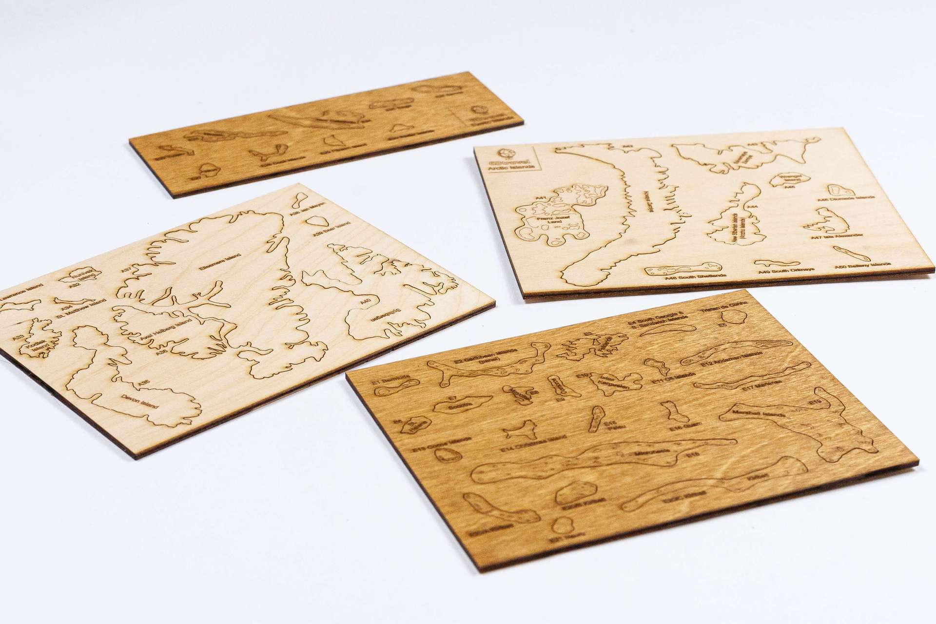 Exotic, Remote and Arctic Wooden Islands