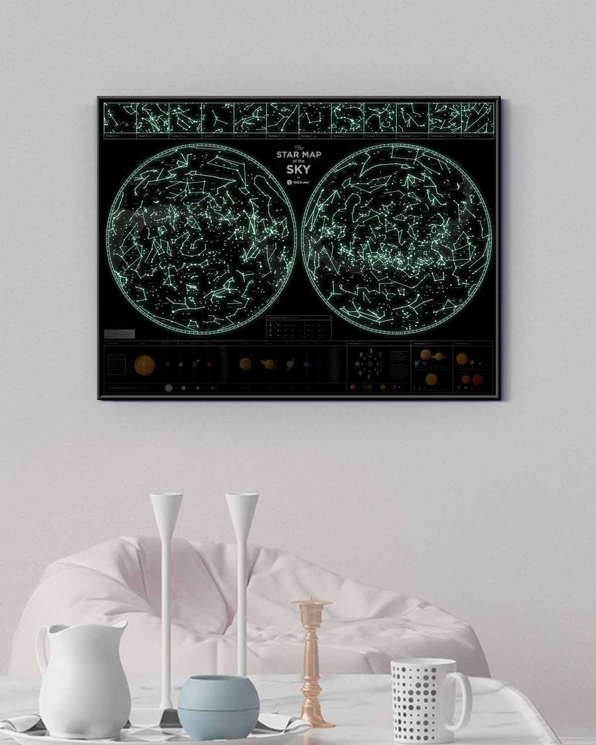 Star Map of the Sky (non scratch)