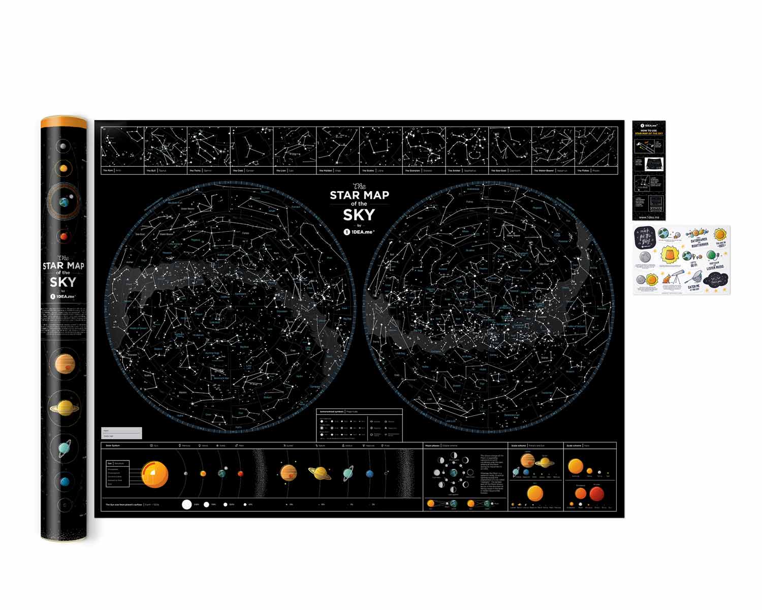 Star Map of the Sky (non scratch)