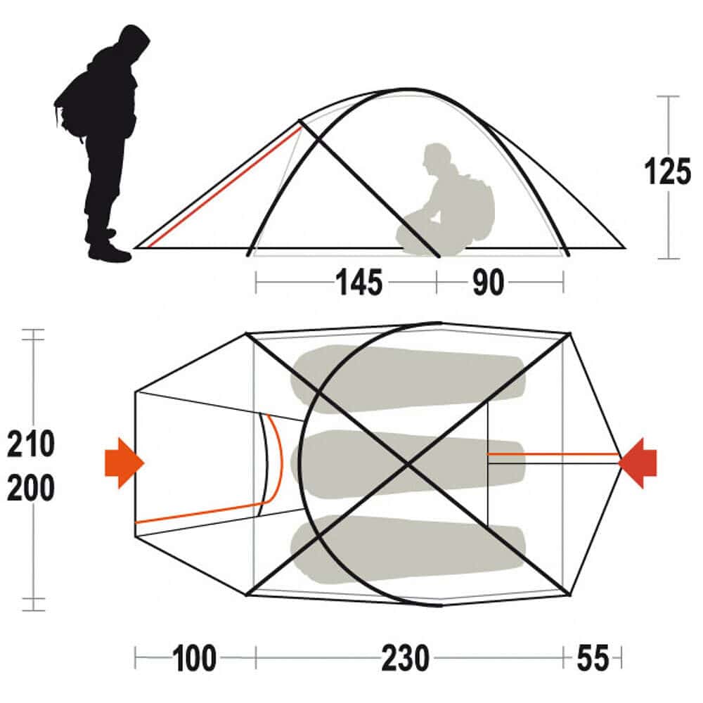 Ferrino Pilier 3 Šator