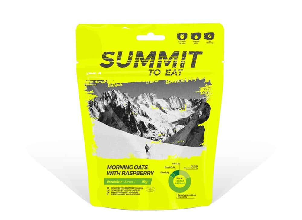 Summit To Eat Morning Oats With Raspberry