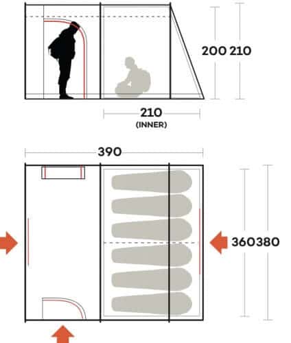 Ferrino Fenix 6 šator