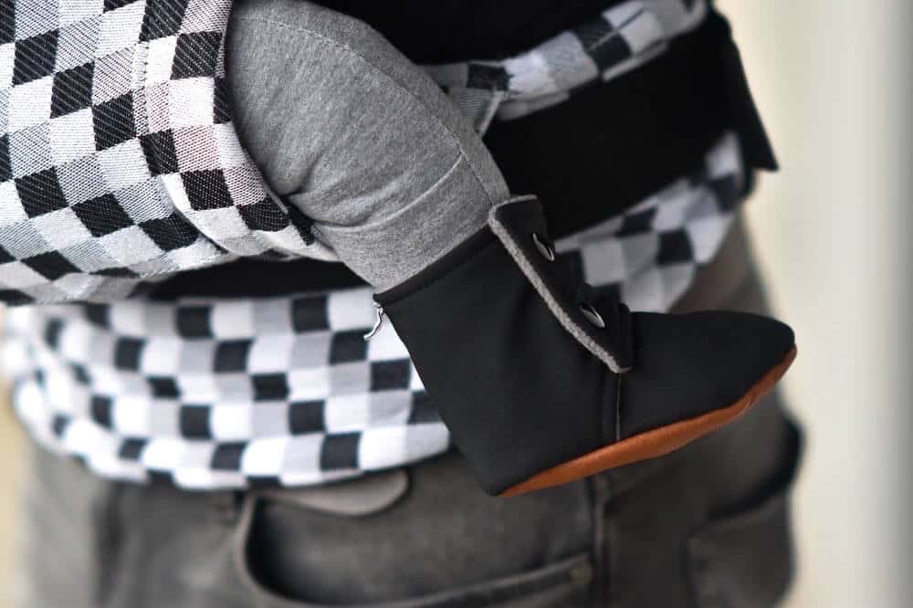 Rischino Barefoot bottes isolées-noir