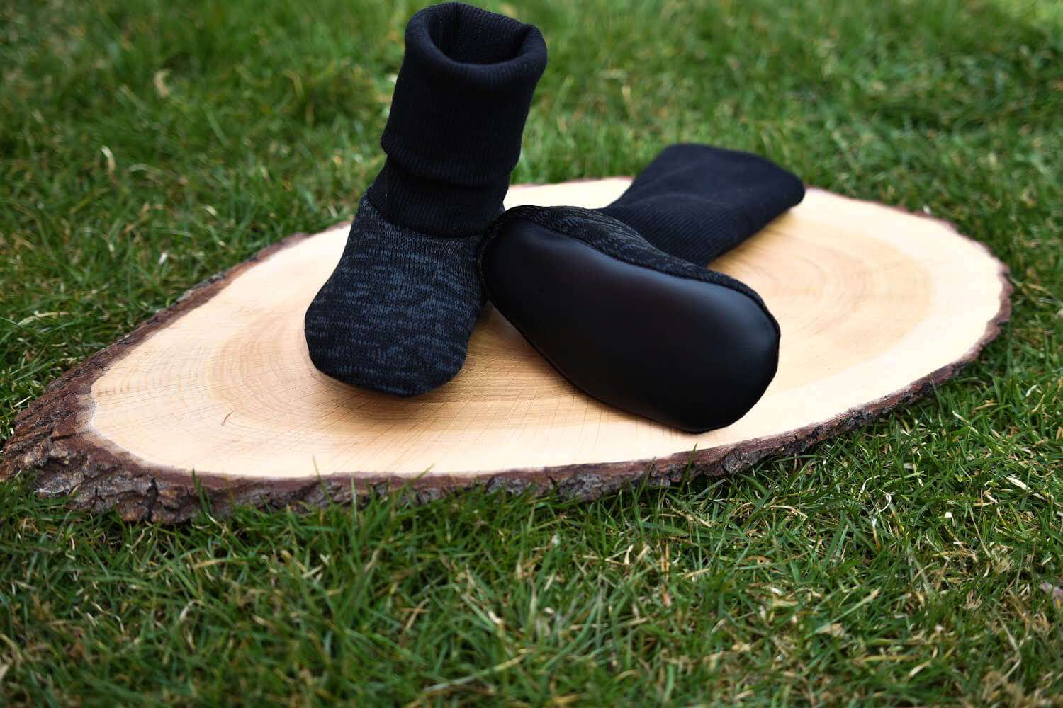 Rischino Barefoot boots made of fine sweater fabric