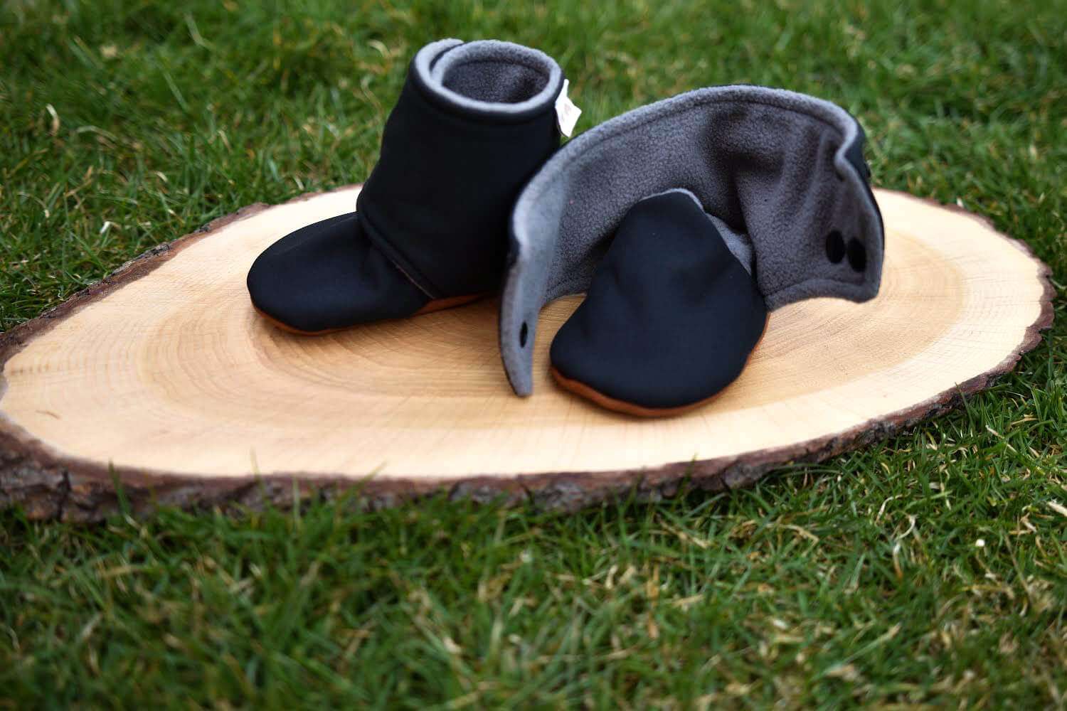 Rischino Barefoot bottes isolées-noir