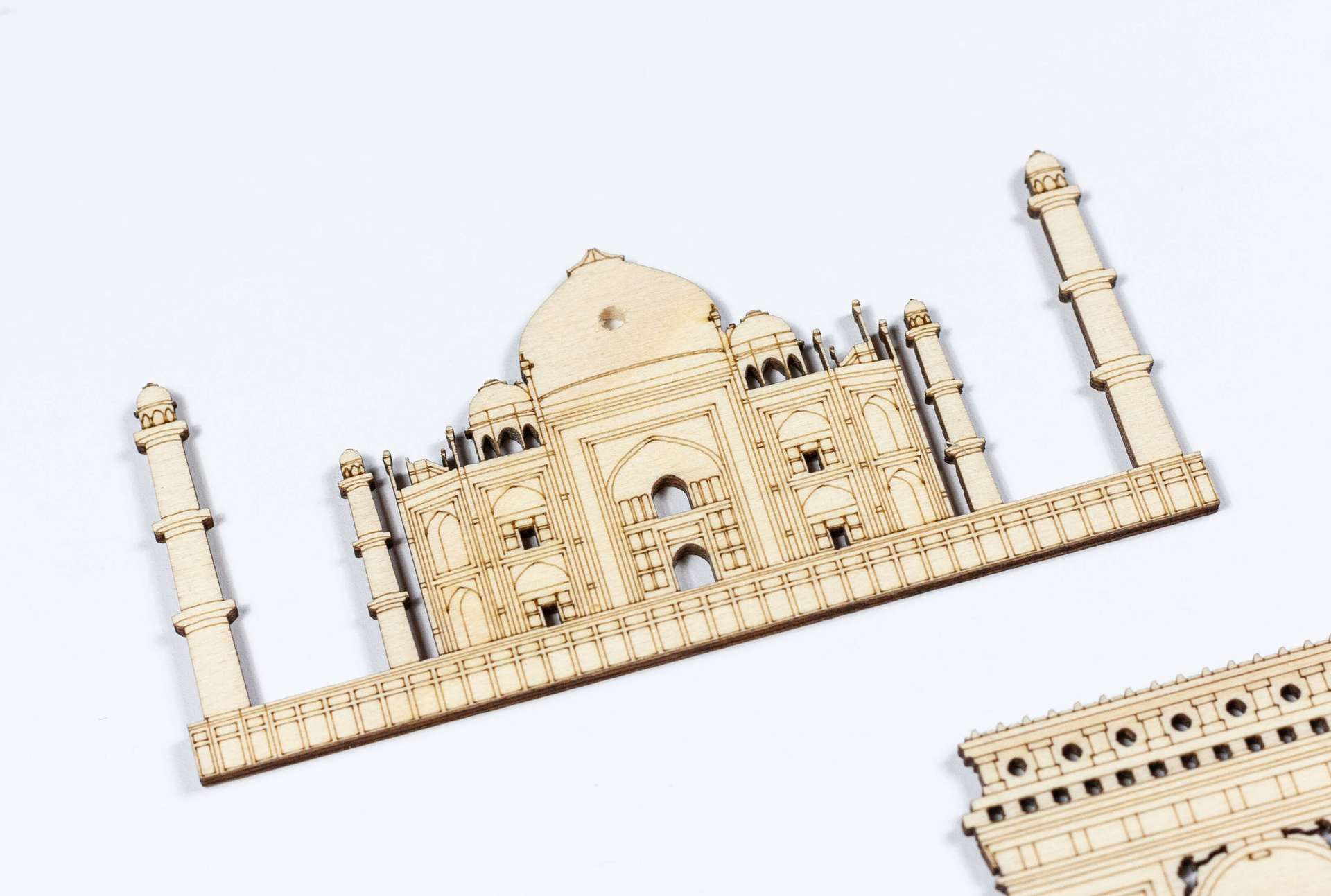 Wooden Landmark Ornaments