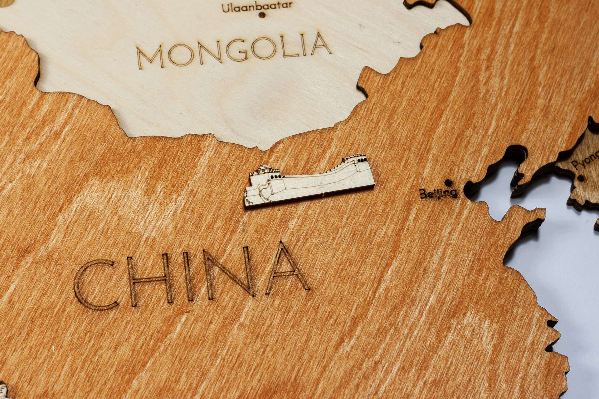 Wooden Mini Landmarks (stickable)