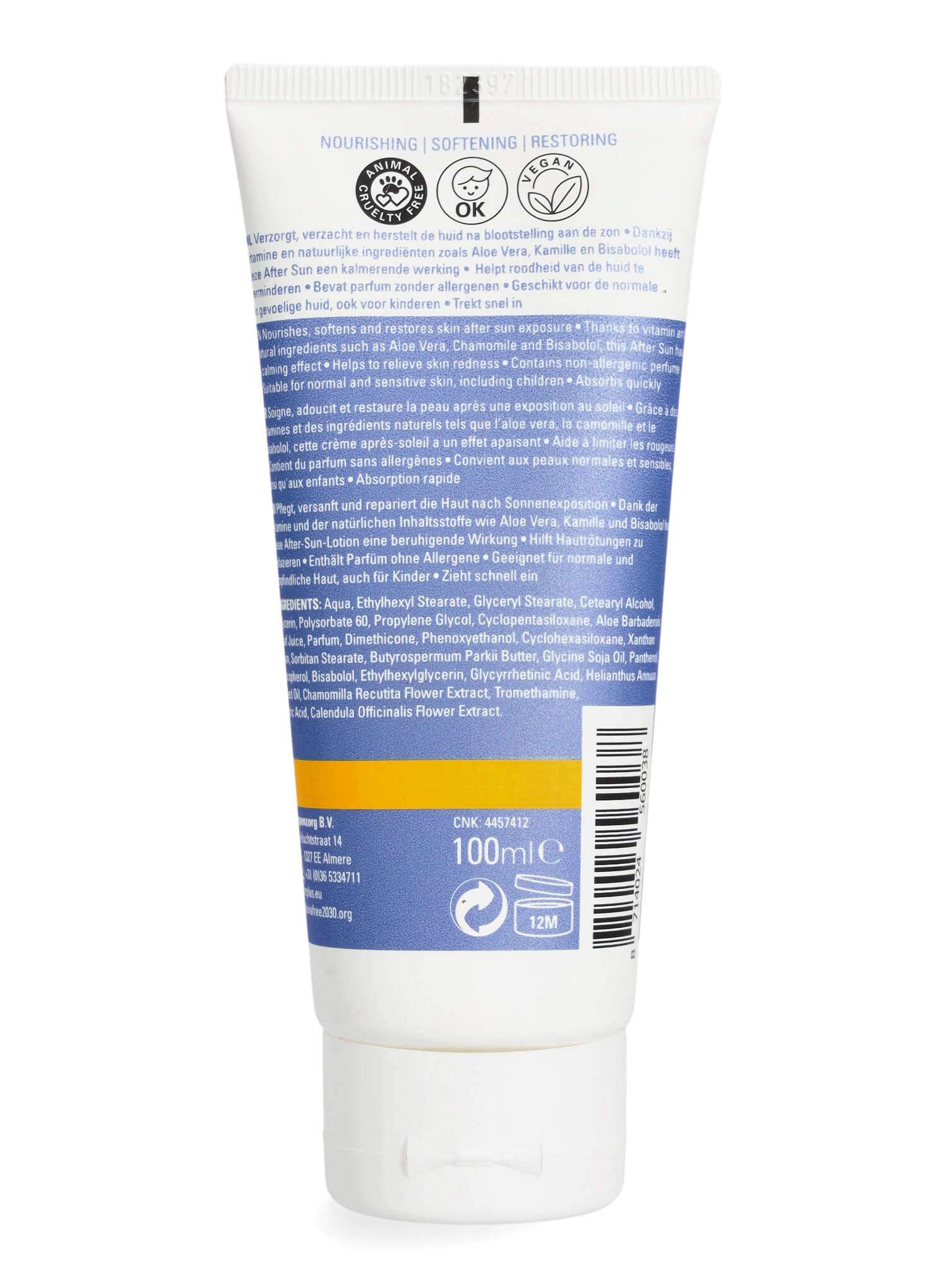 Care Plus SUN PROTECTION AFTER SUN TUBE, 100ml Krema nakon sunčanja