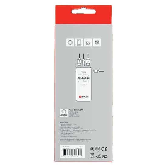 SKROSS DN57-PDSKROSS Reload 20 PD, 20000mAh,USB A+C, Powerbank
