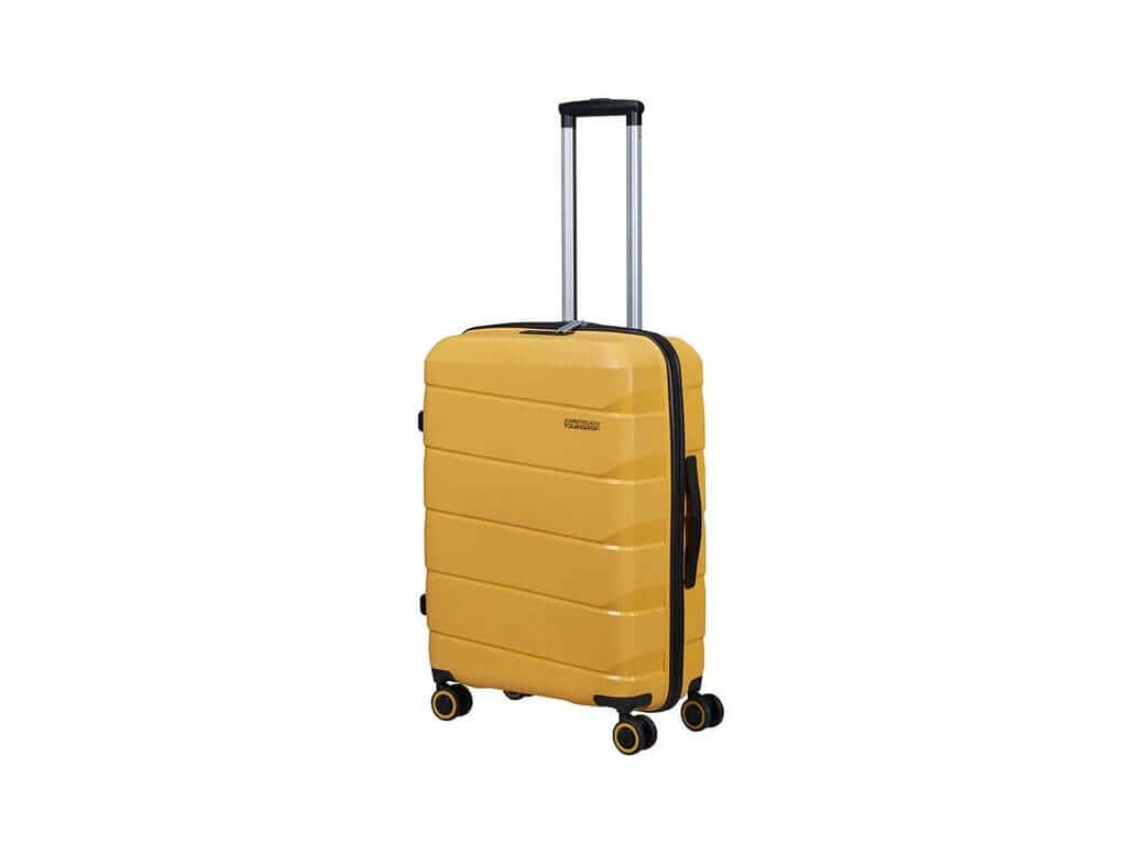 American Tourister Air Move Spinner 55/20 TSA Sunset Yellow Travel Suitcase
