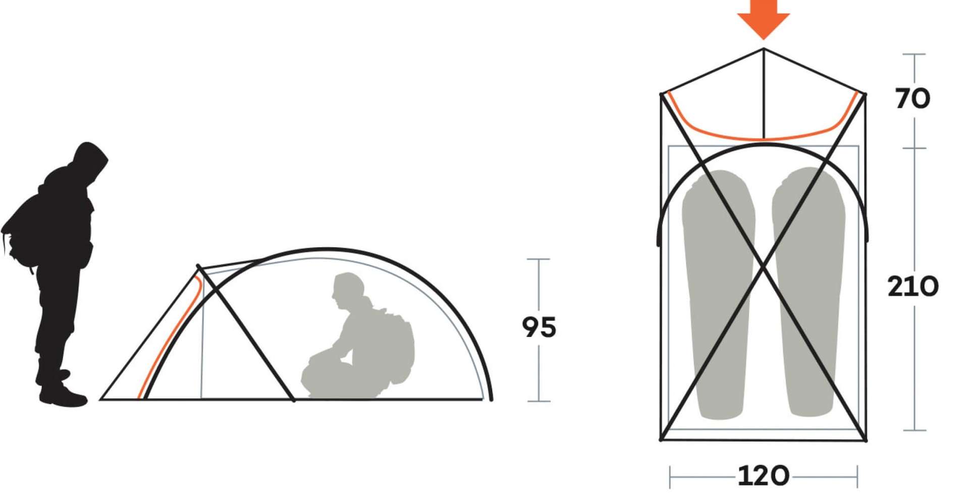 Tenda Ferrino Namika 2
