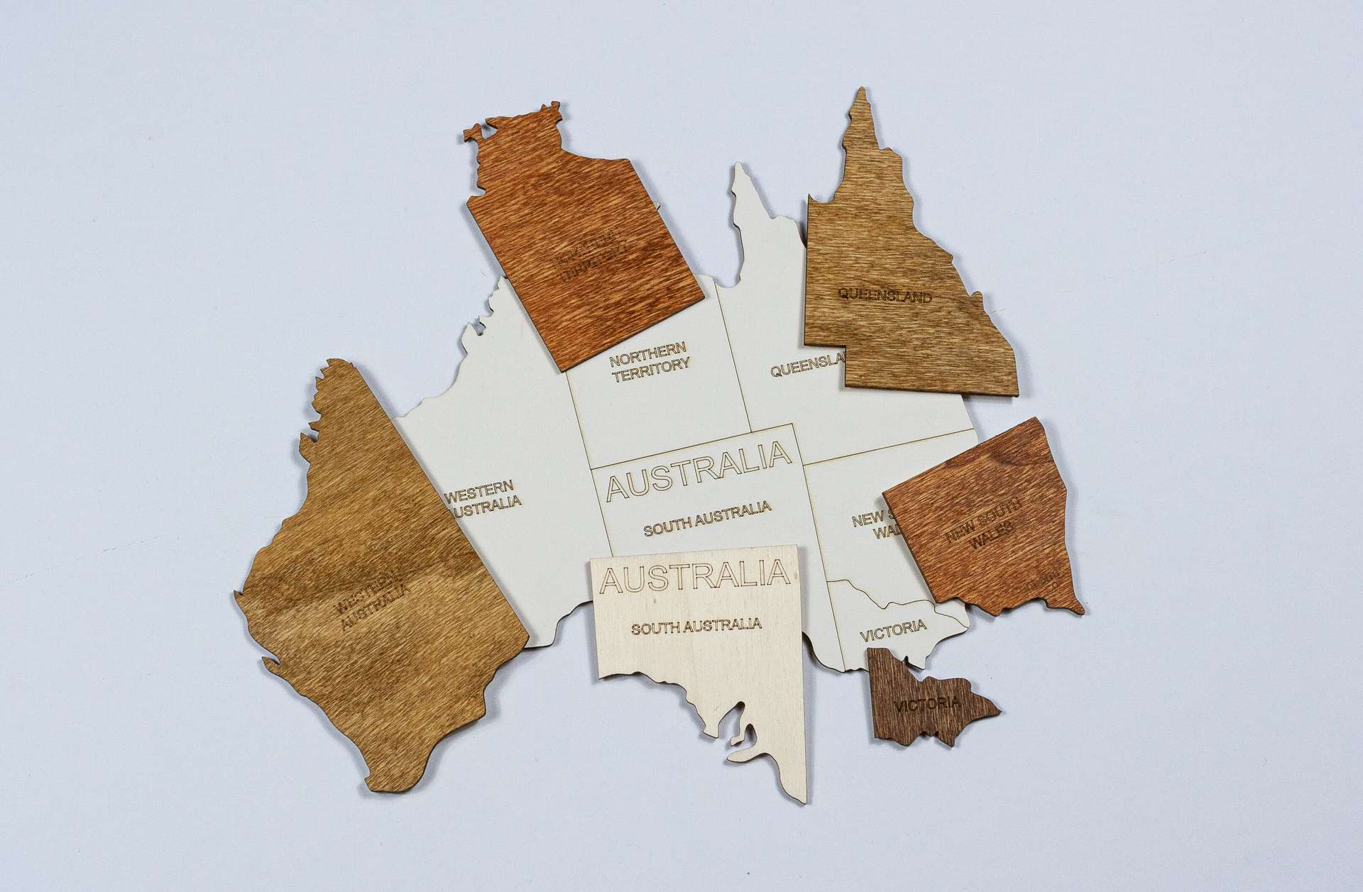 Puzzle Wooden World Map