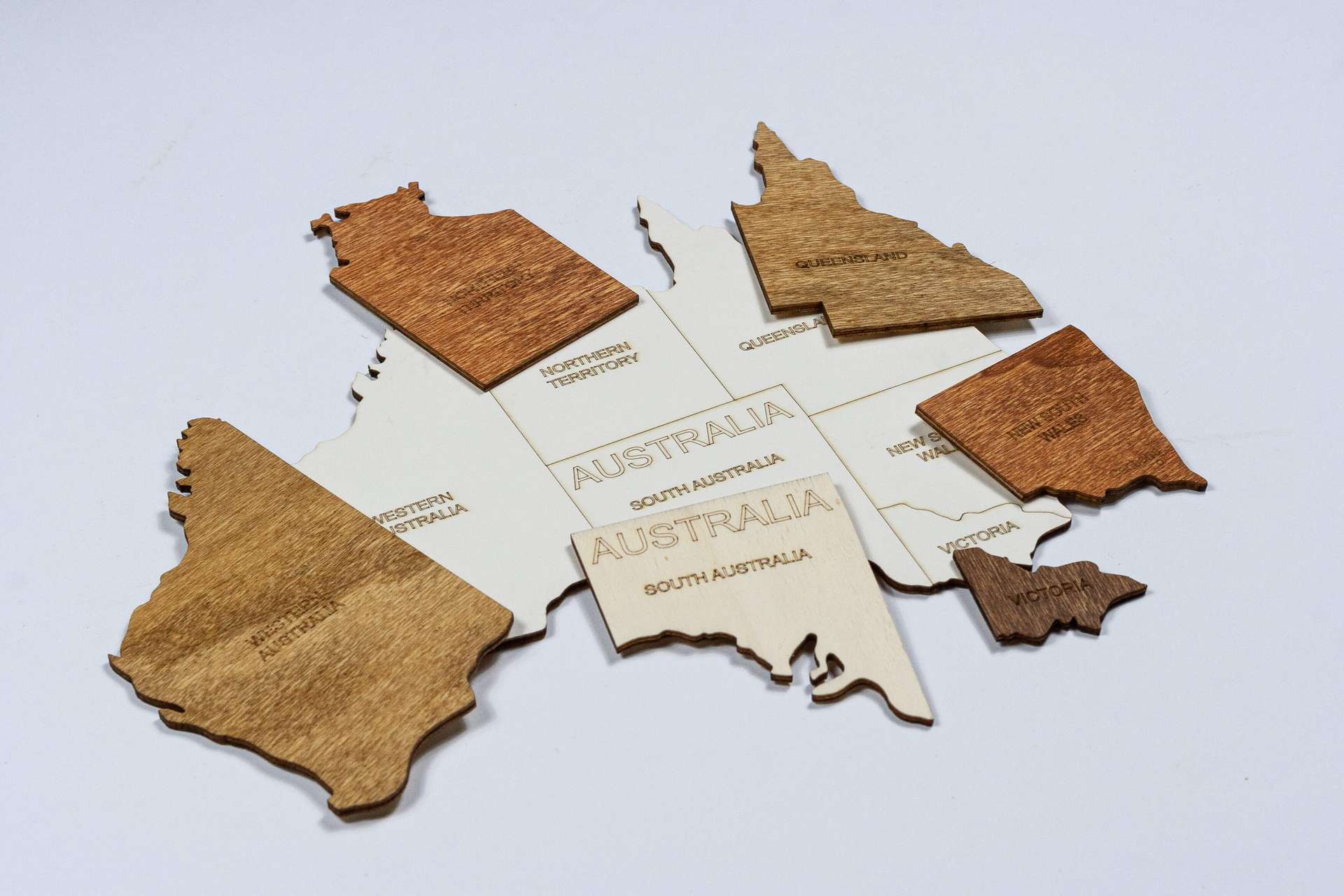 Puzzle Wooden World Map