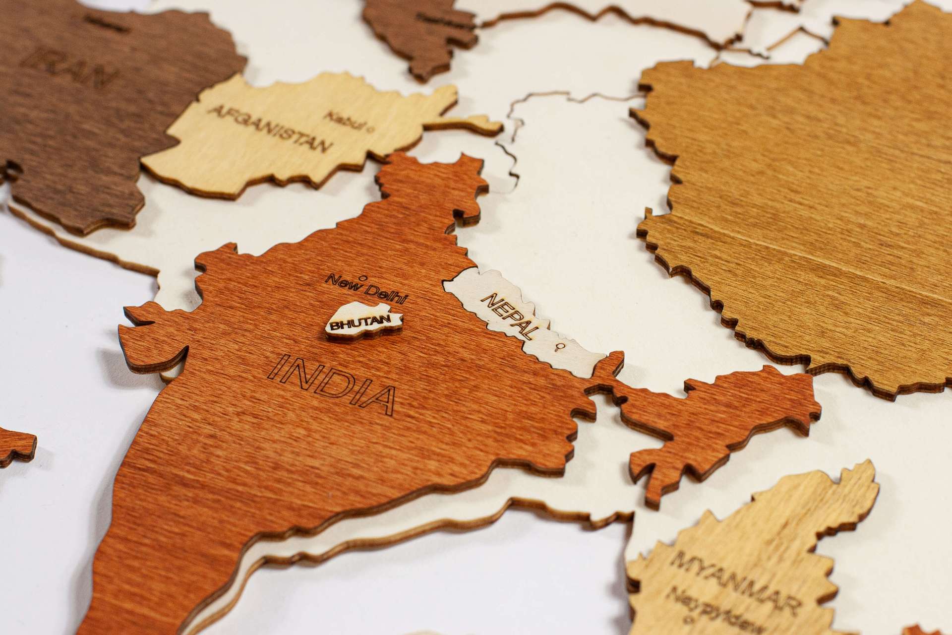 Puzzle Wooden World Map