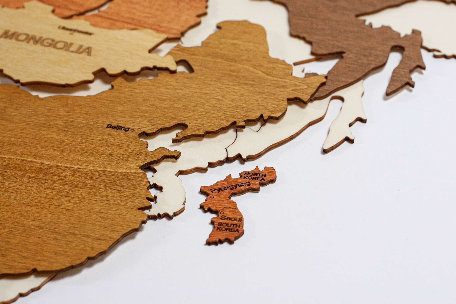 Puzzle Wooden World Map