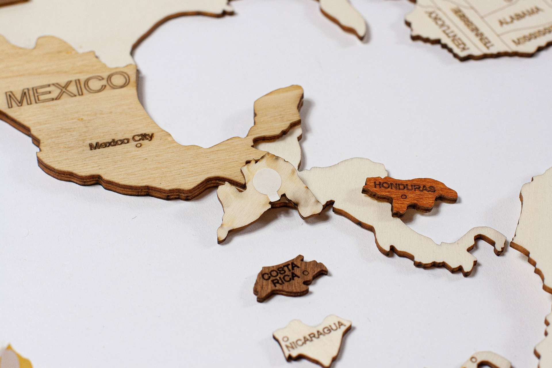 Puzzle Wooden World Map