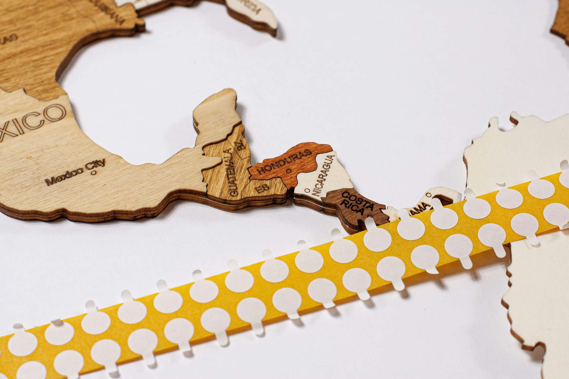 Puzzle Wooden World Map