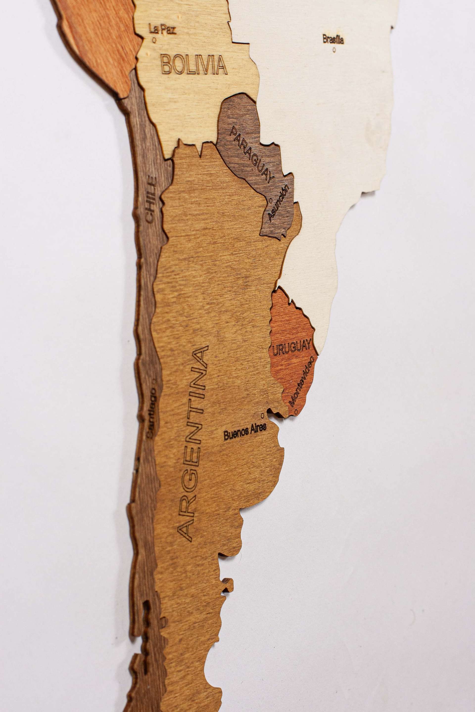 Puzzle Wooden World Map