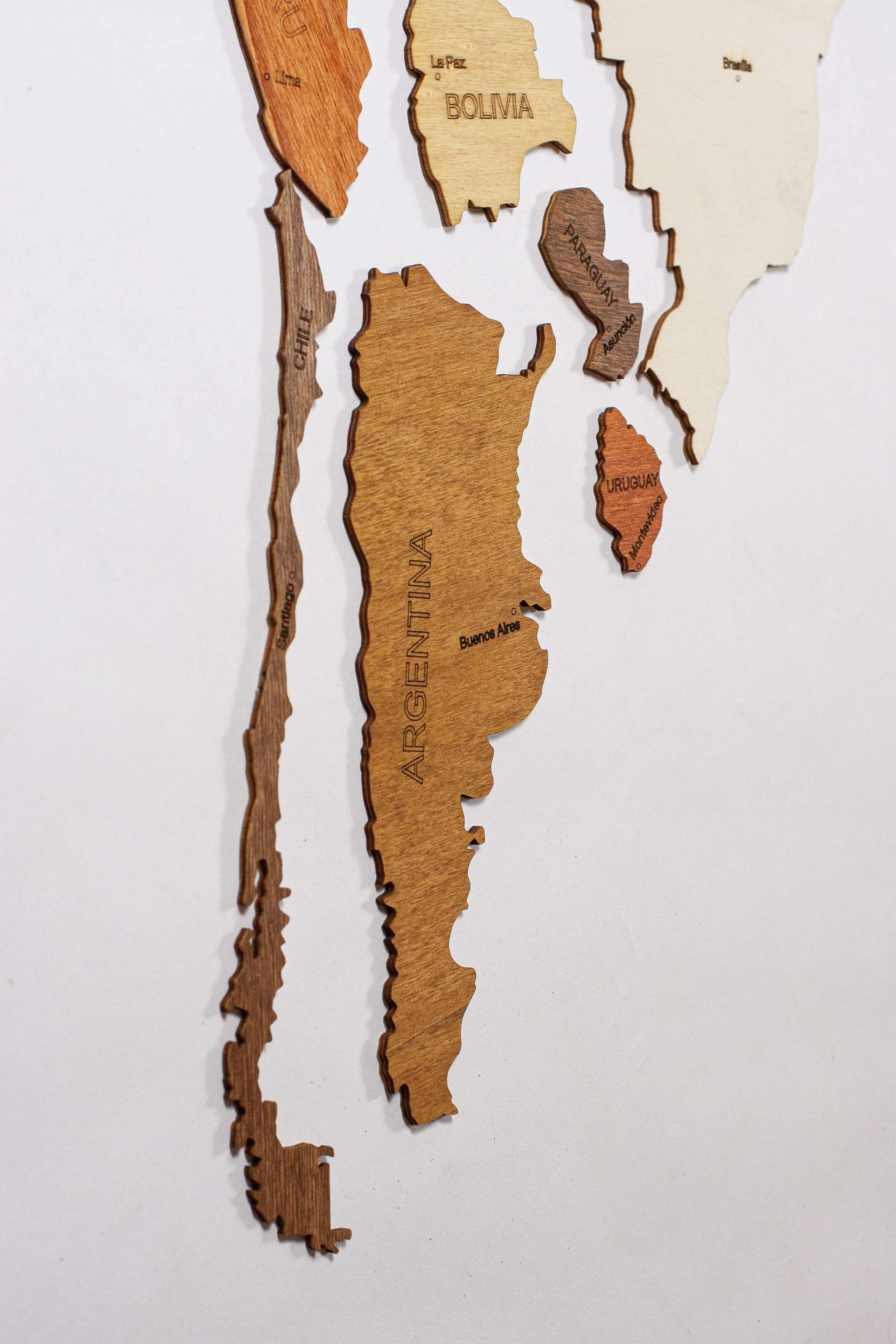 Puzzle Wooden World Map