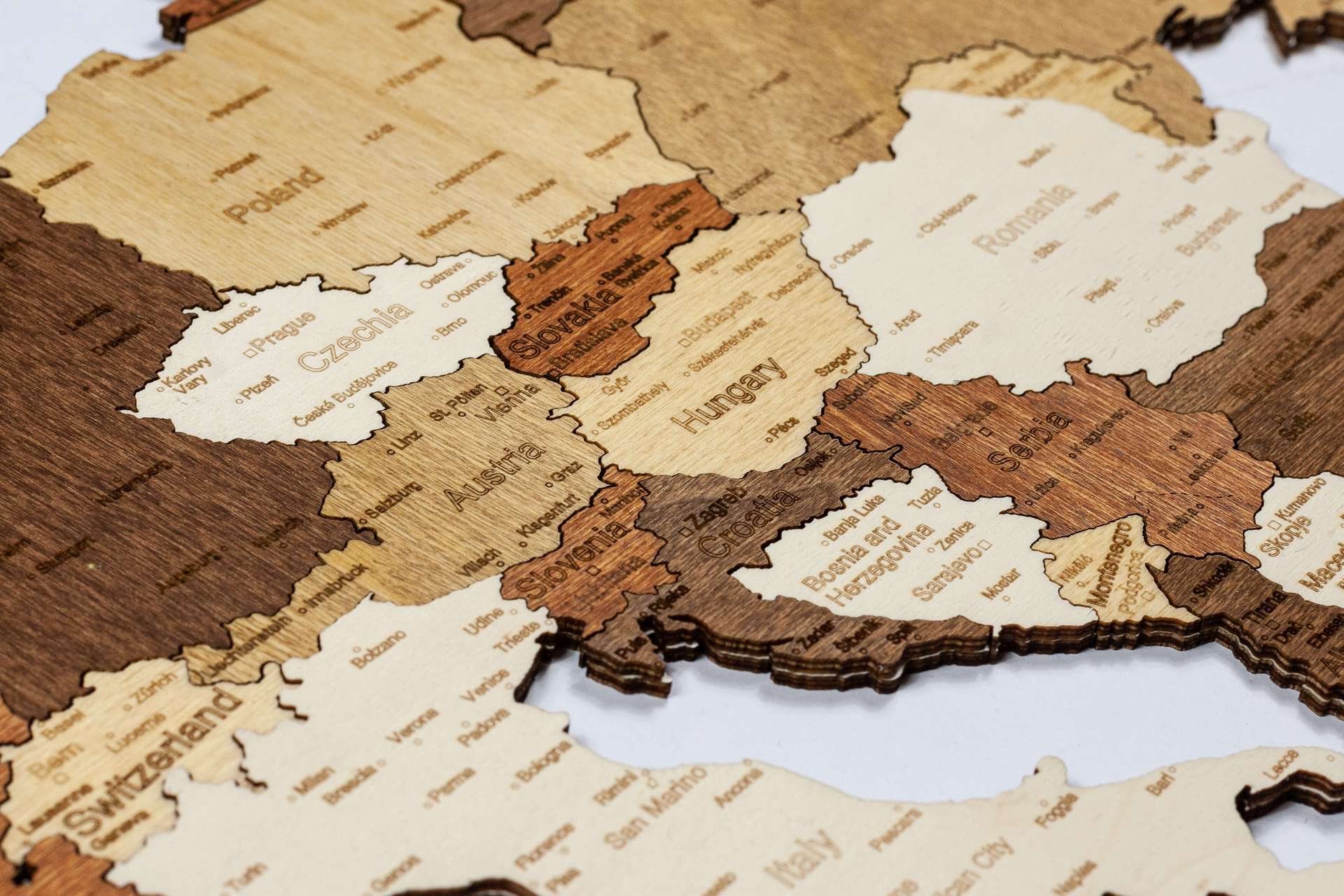 Europe Wooden Map Puzzle