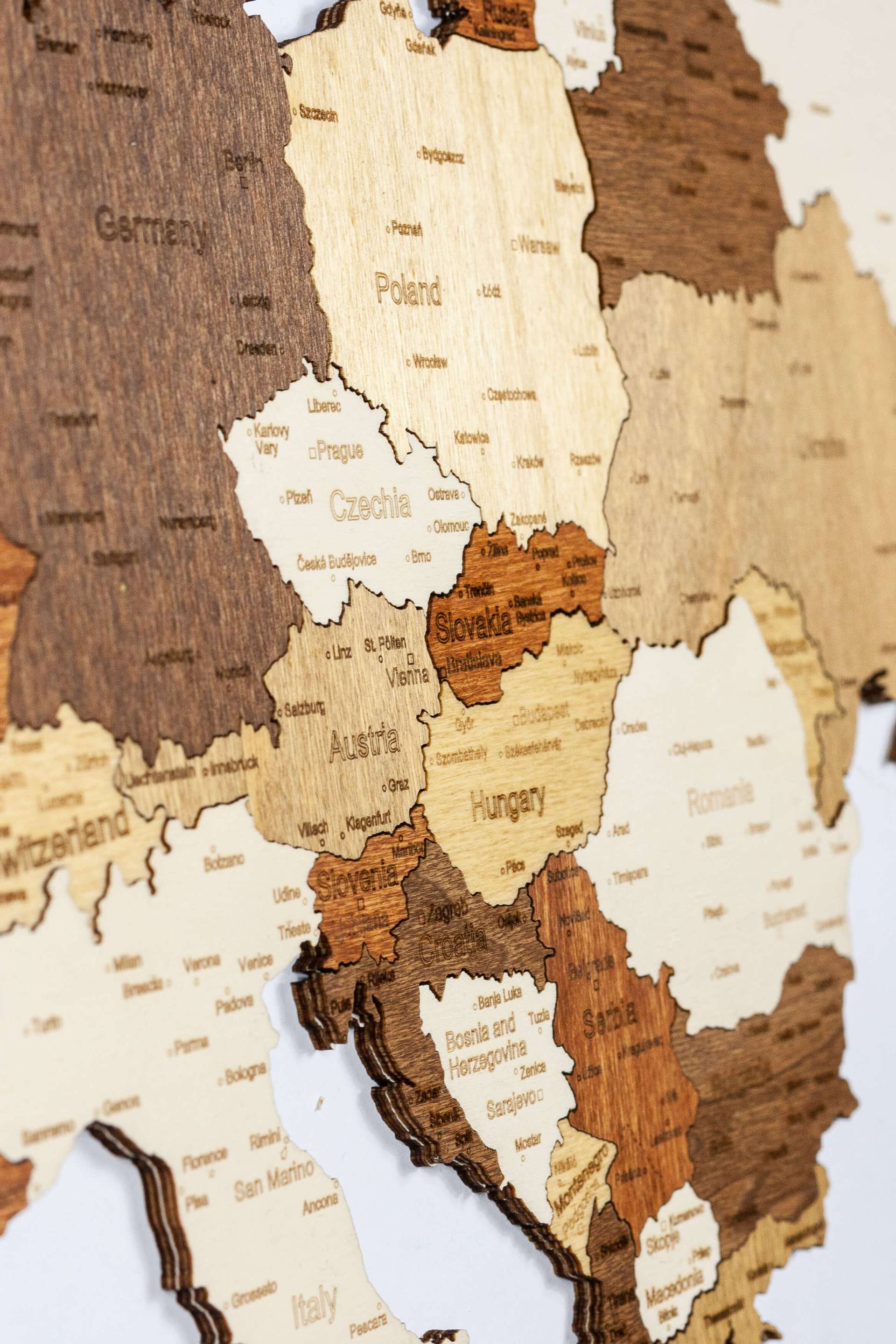 Europe Wooden Map Puzzle