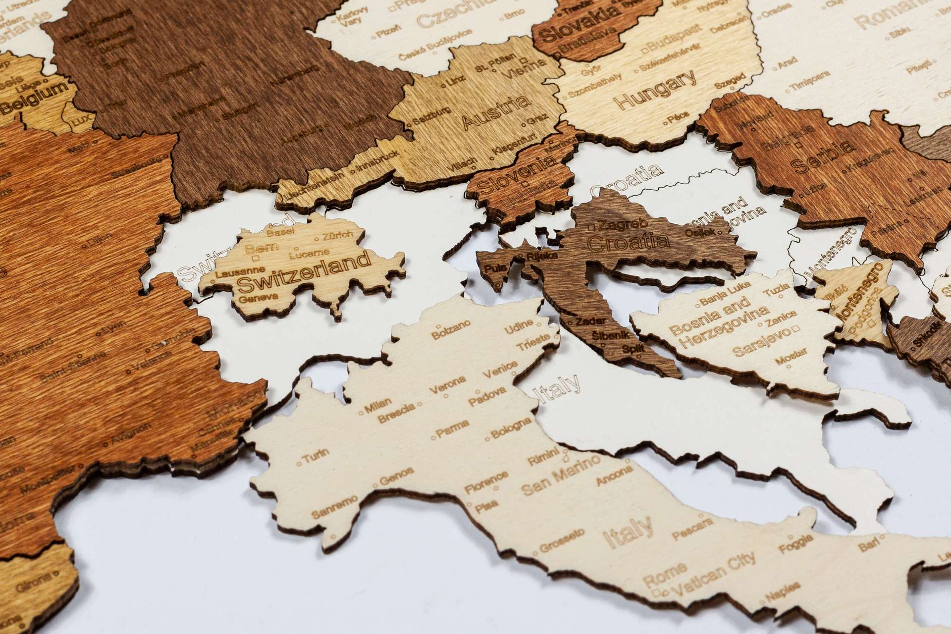 Europe Wooden Map Puzzle