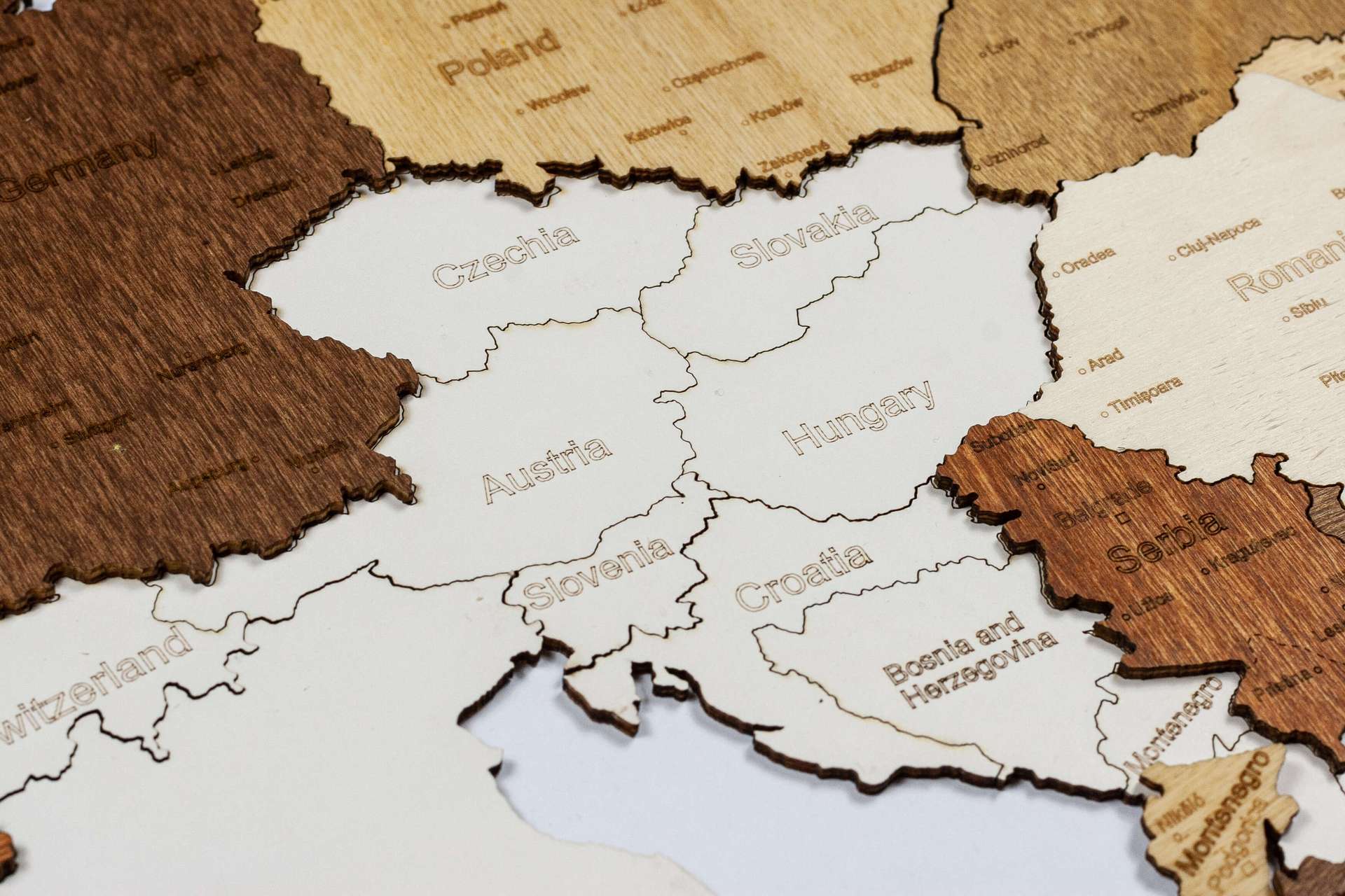 Europe Wooden Map Puzzle