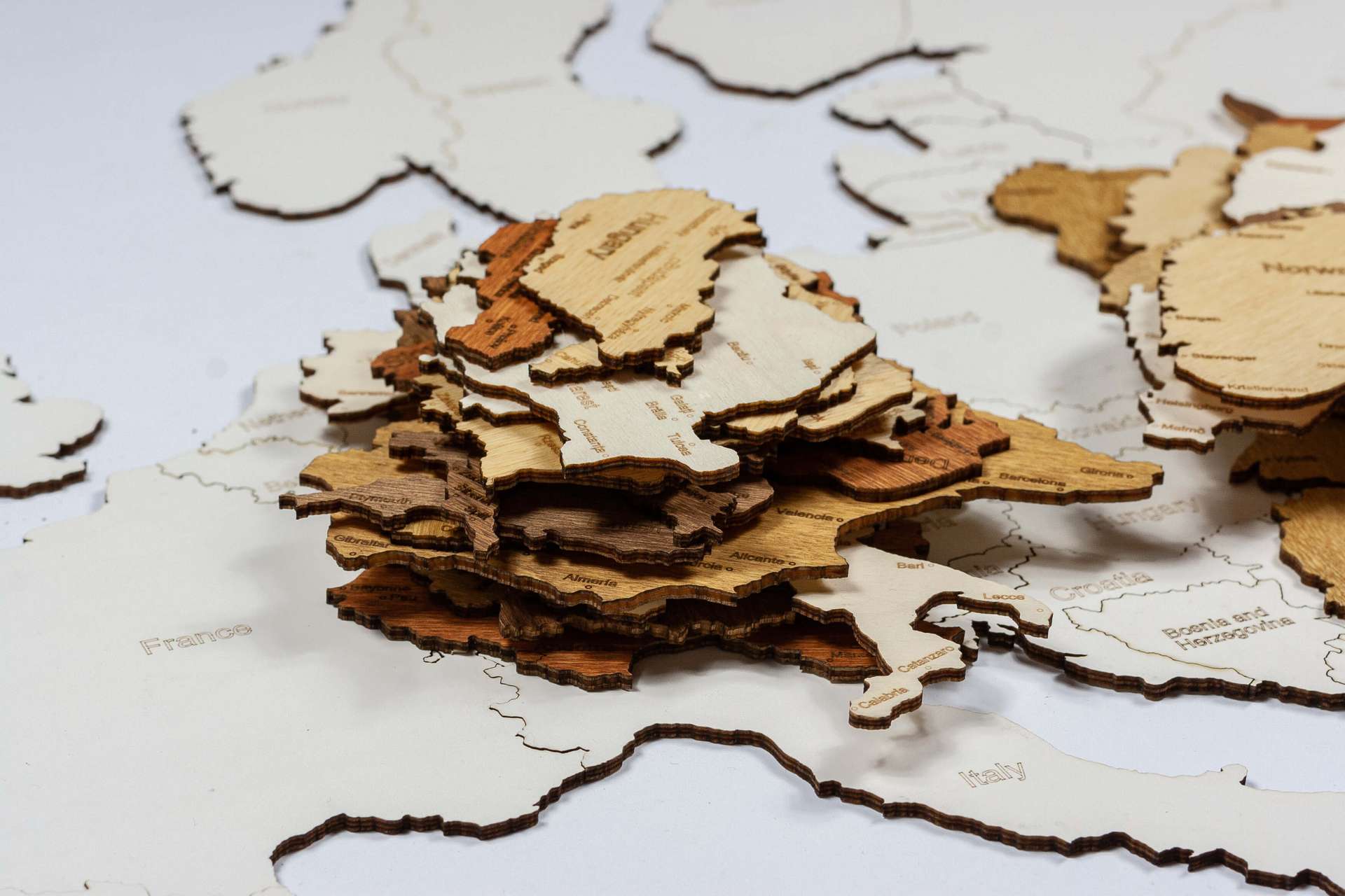 Europe Wooden Map Puzzle