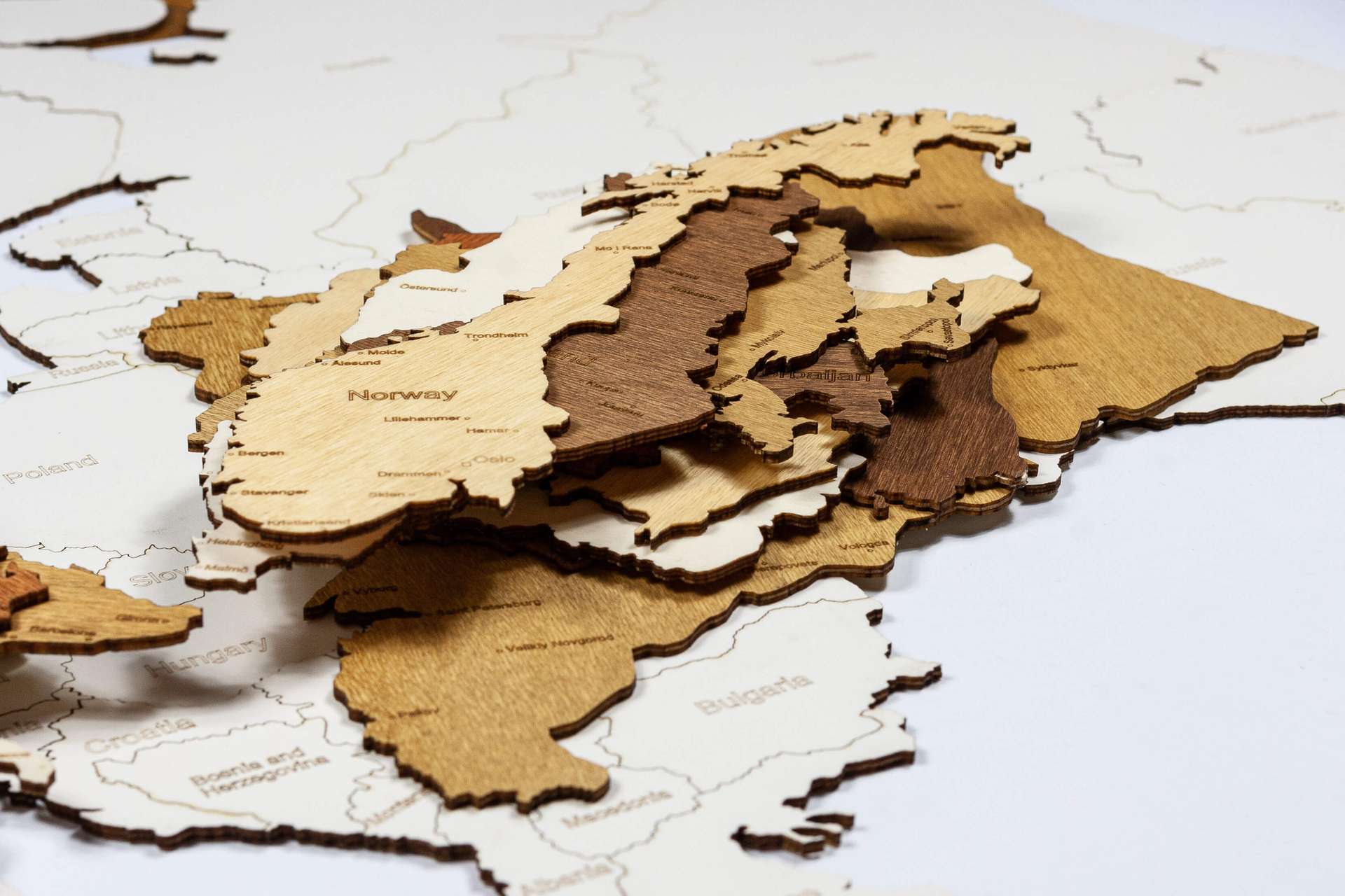 Europe Wooden Map Puzzle