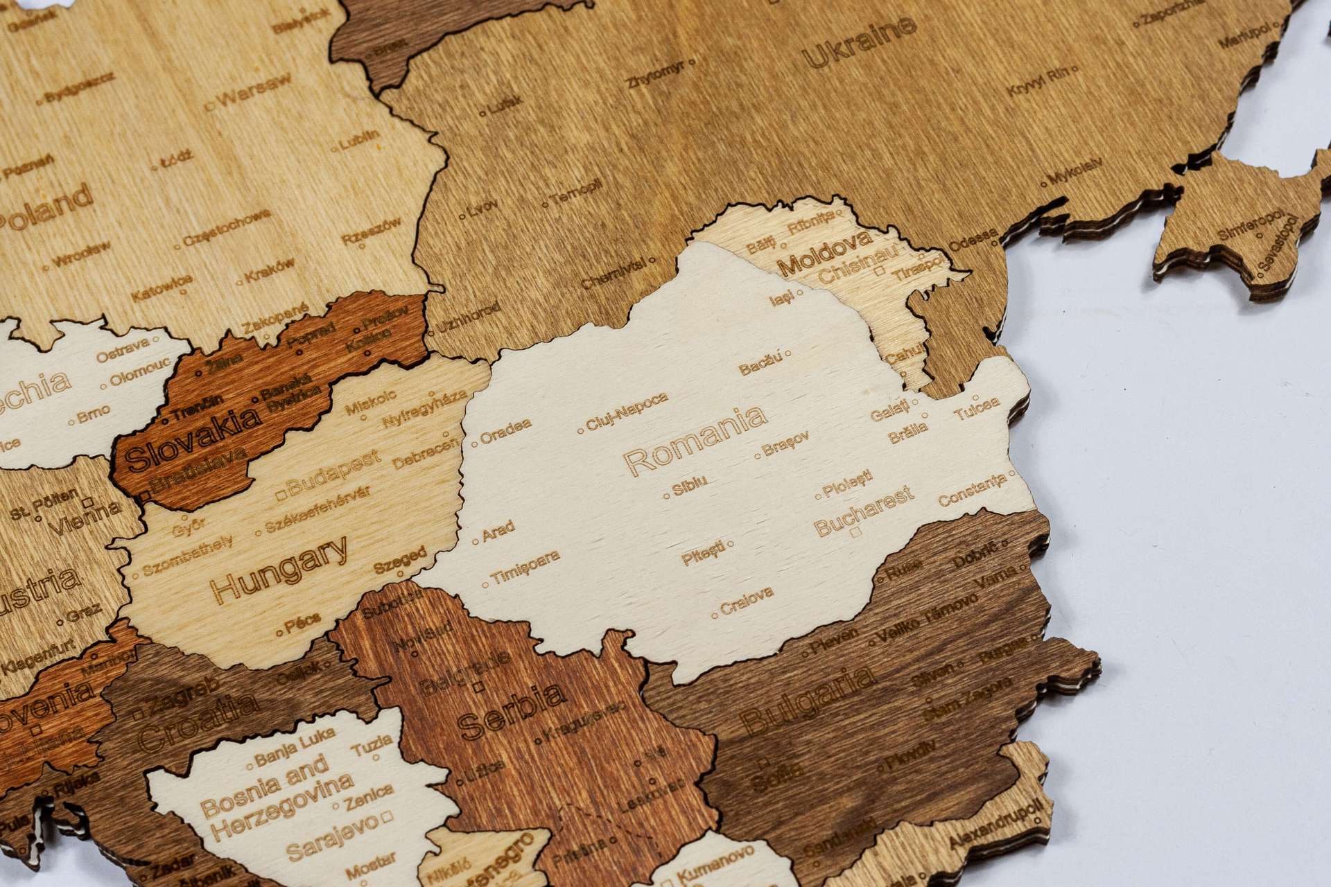 Europe Wooden Map Puzzle