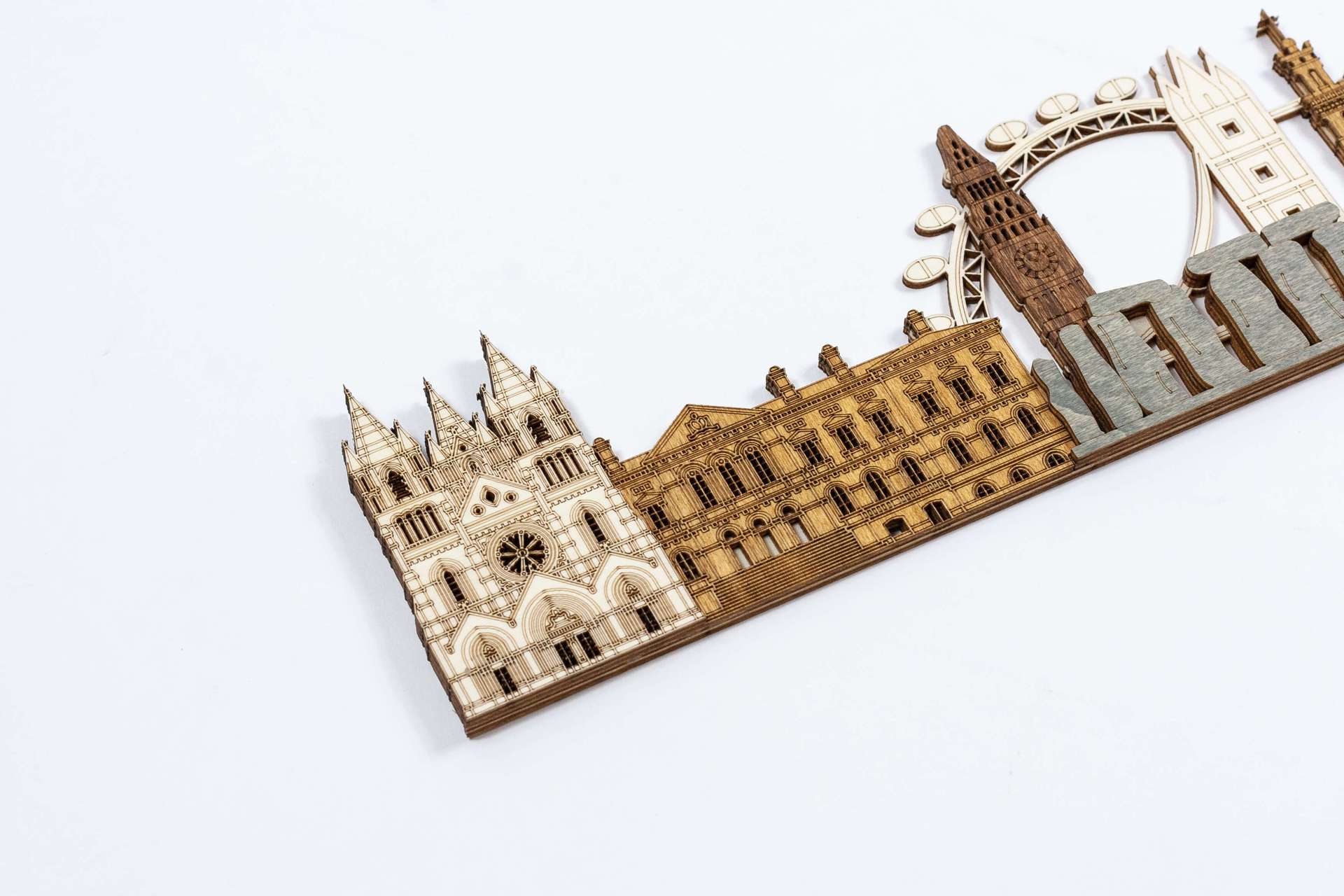 United Kingdom (British Isles + Ireland) Wooden Map