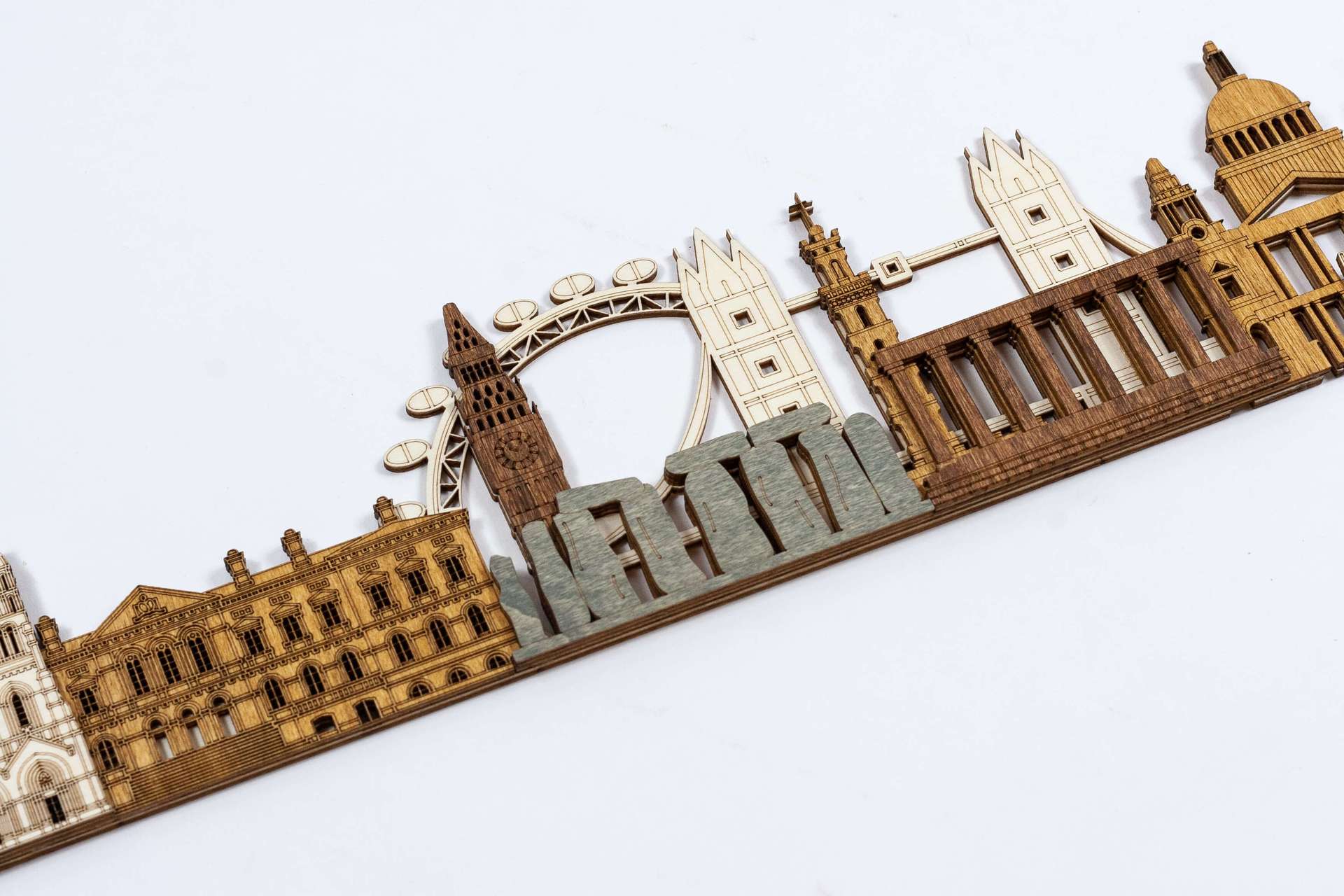 United Kingdom (British Isles + Ireland) Wooden Map